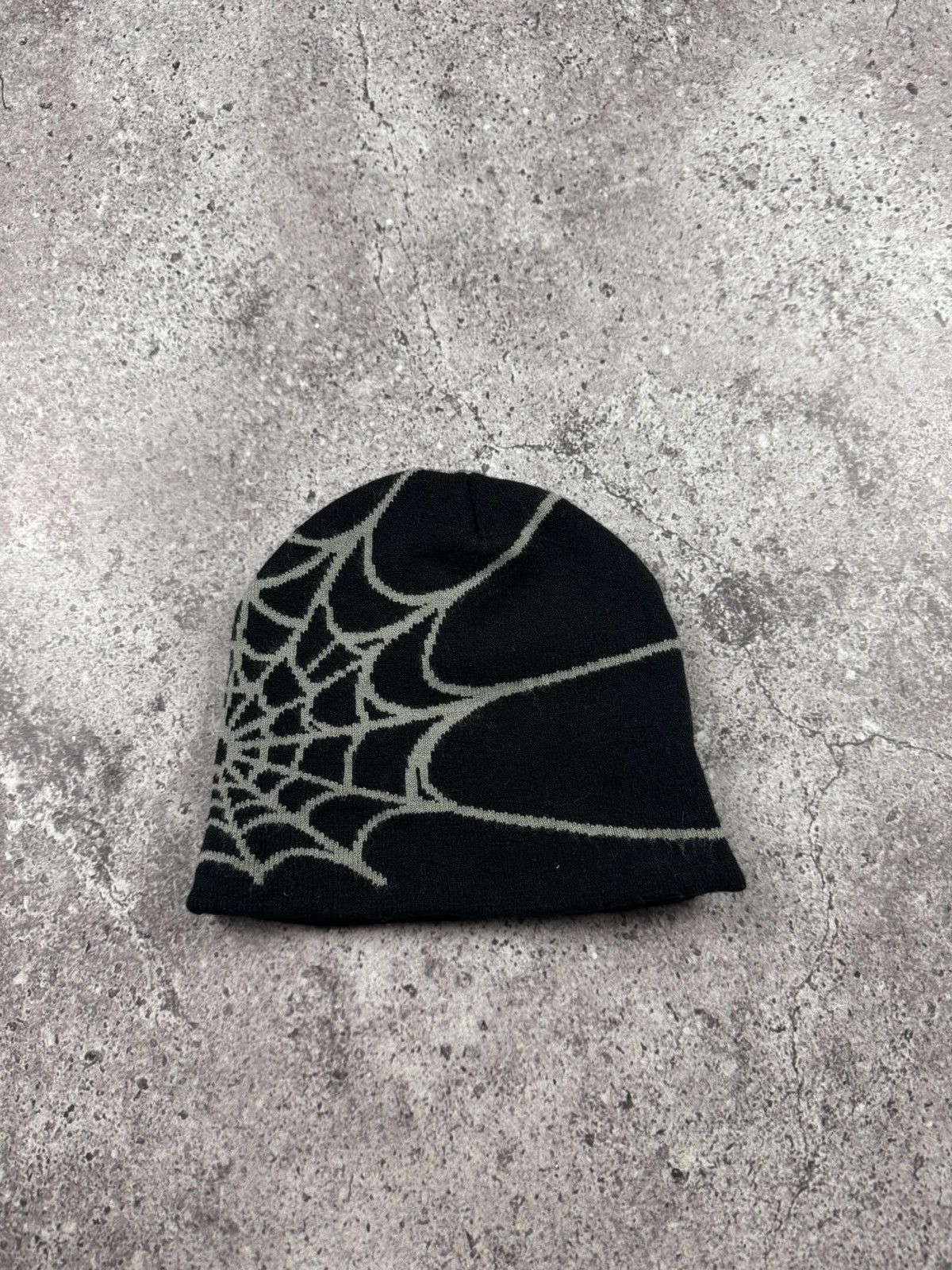 Japanese Brand Spider Web Y2K Vintage Beanie Hat Spider-Man Size ONE SIZE - 1 Thumbnail