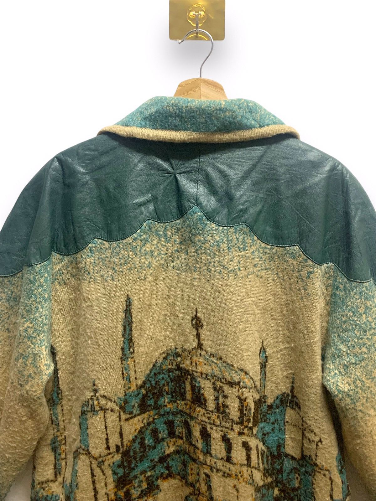 Japanese Brand × Vintage Vintage Unbrand Art Wool Long Coat Jacket Size XL / US 12-14 / IT 48-50 - 8 Thumbnail