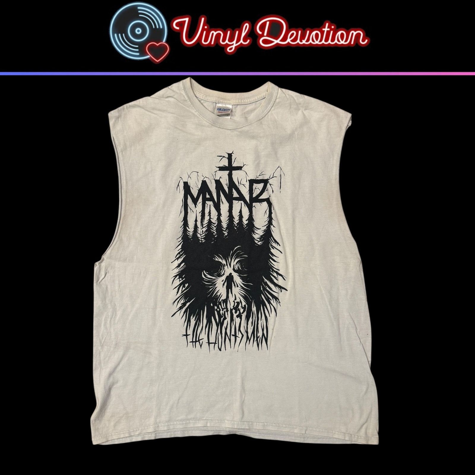 Other Mantar Band The Huntsmen White Cut Sleeves T-Shirt Size XL Size US XL / EU 56 / 4 - 1 Thumbnail