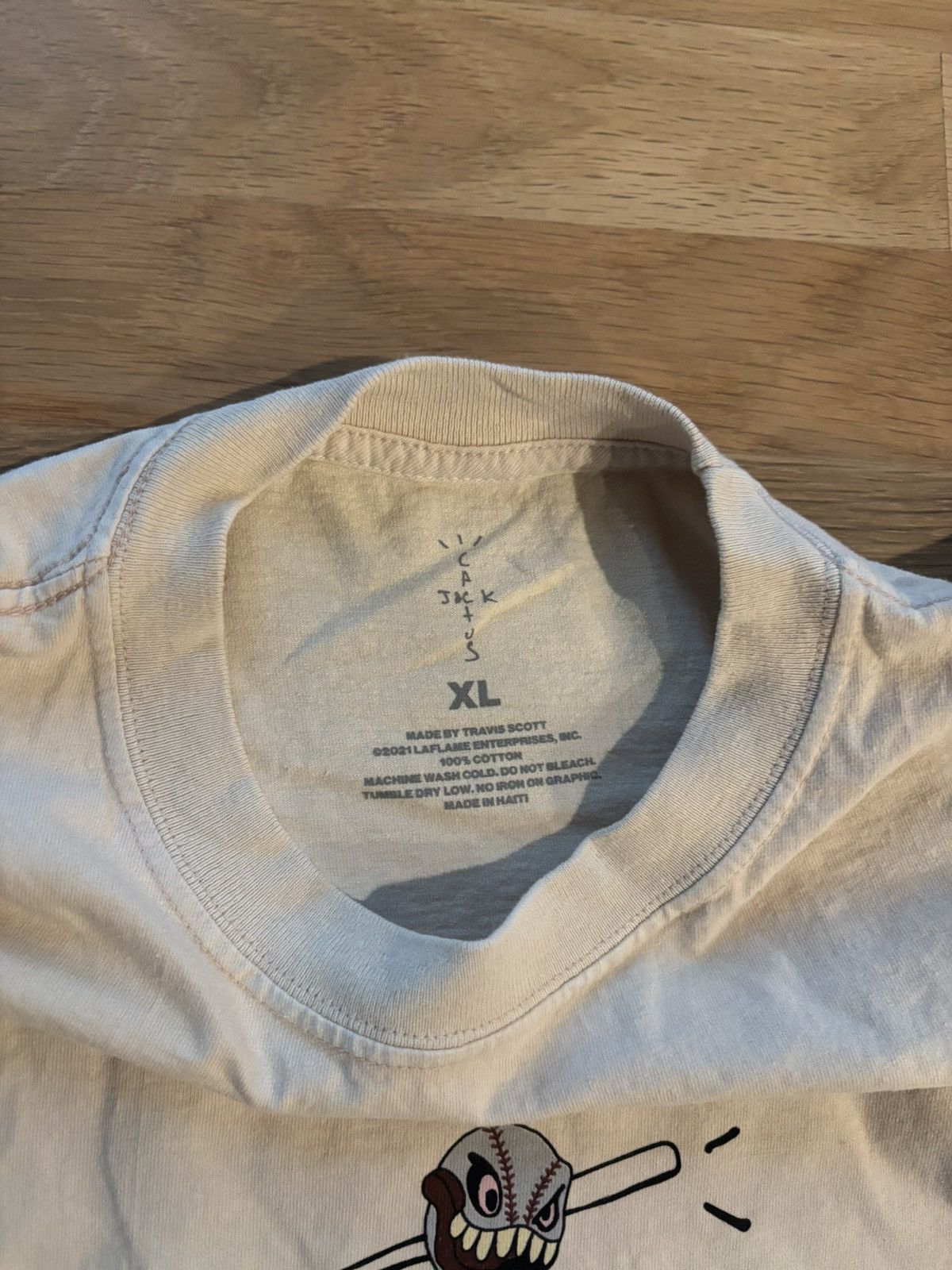 Travis Scott Cactus Jack 2023 Celebrity Softball Batter Up Tee Size US XL / EU 56 / 4 - 5 Thumbnail