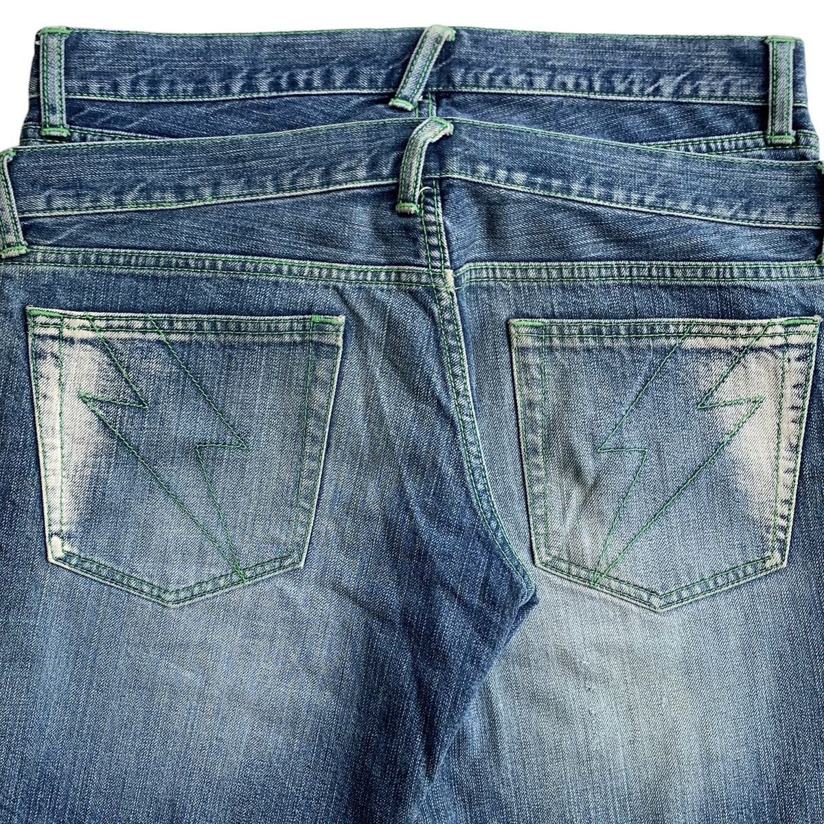 Japanese Brand 2000s Rare Japanese Brand PPFM Double Waist Denim Size US 33 - 2 Thumbnail