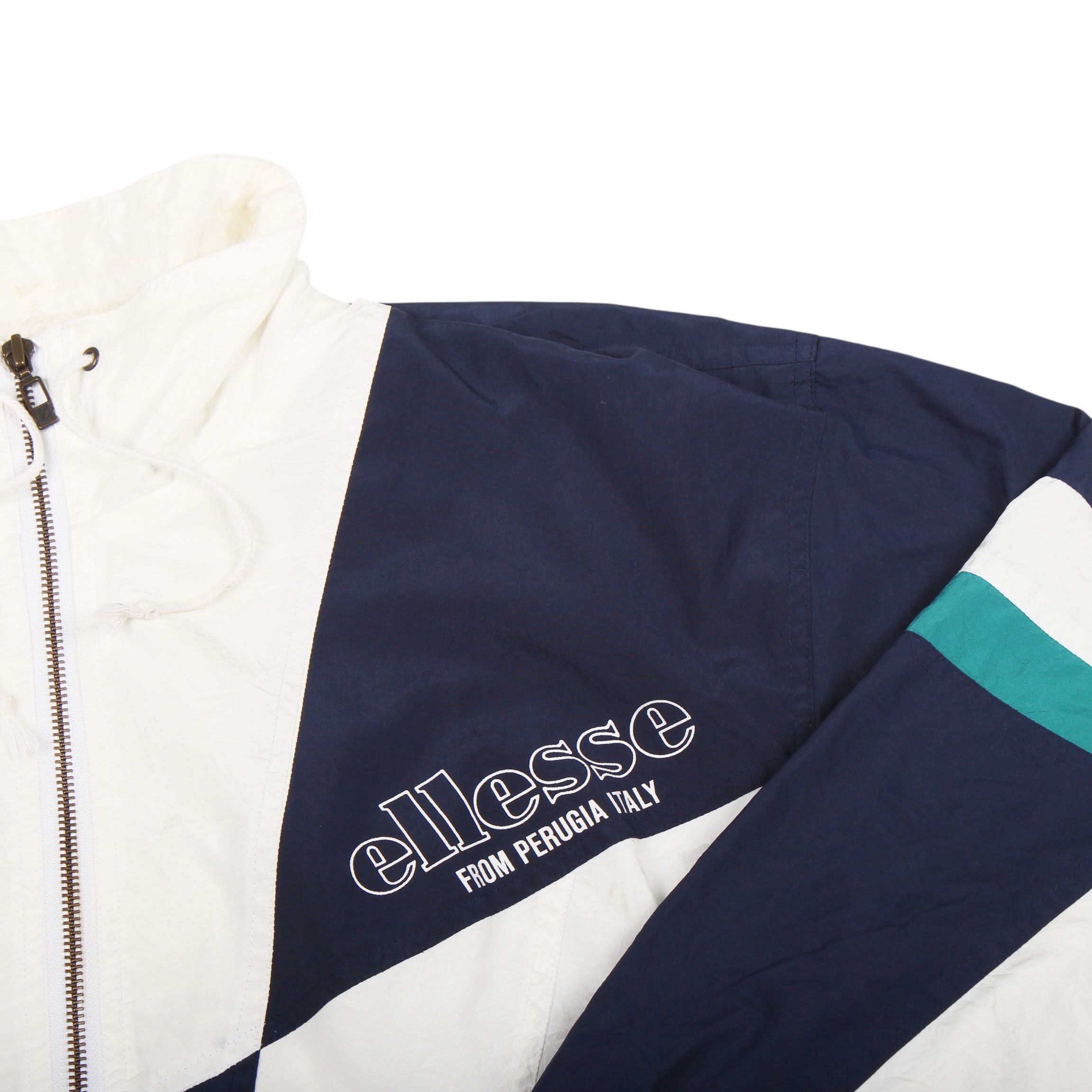 Ellesse Ellesse Windbreaker Jacket Navy White Logo 90s Y2K Size US M / EU 48-50 / 2 - 3 Thumbnail