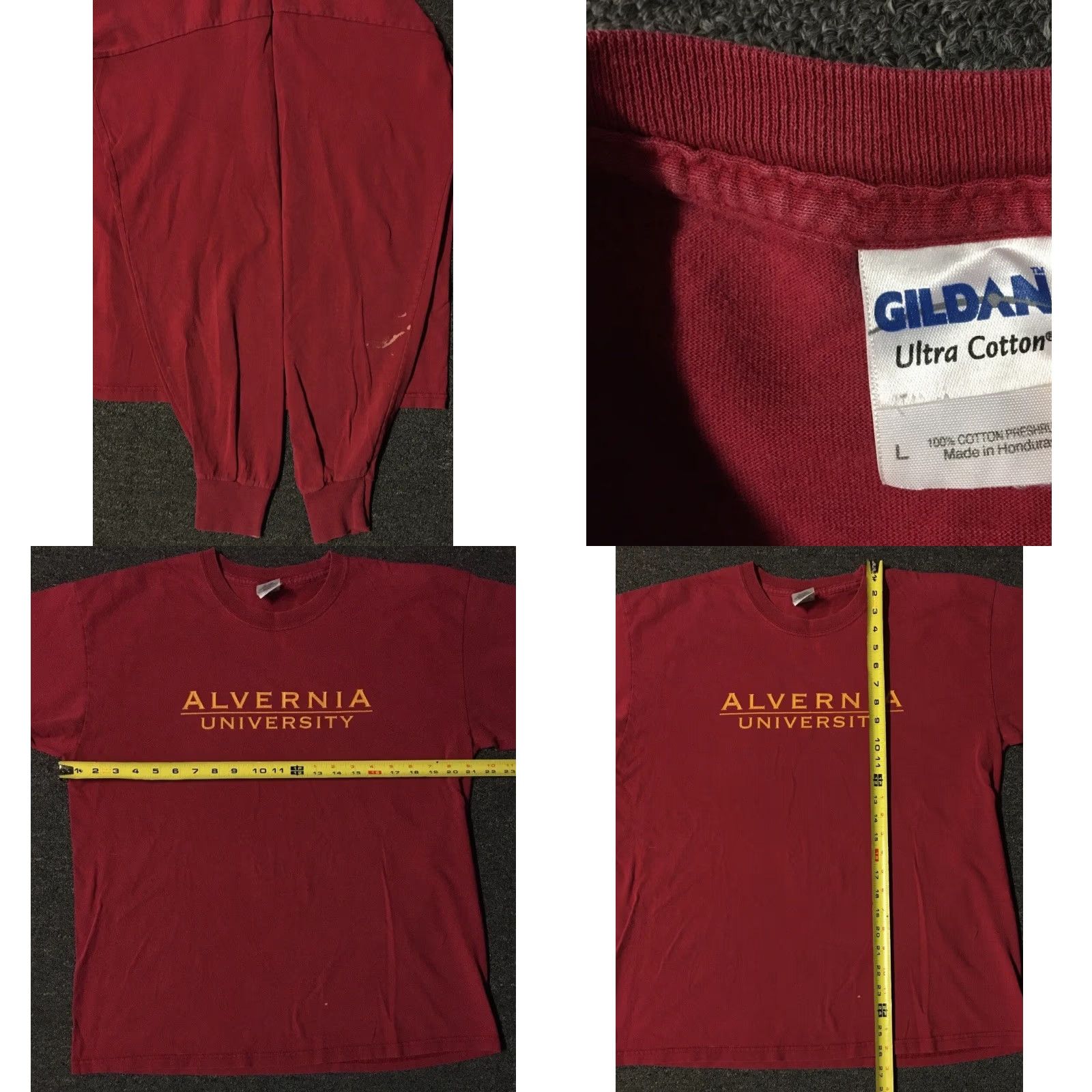 Vintage Vtg Alvernia University Doing It For U Shirt M Red 90s College Grunge Track & Field University USA Vintage Sports Shirt Mens Shirt Size US M / EU 48-50 / 2 - 8 Thumbnail