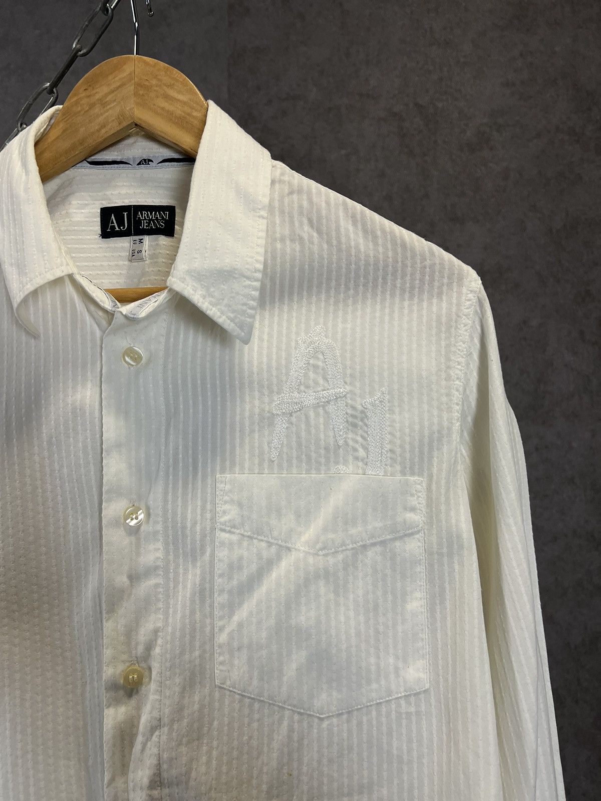 Armani Armani Jeans designer vintage logo shirt Size US M / EU 48-50 / 2 - 2 Thumbnail