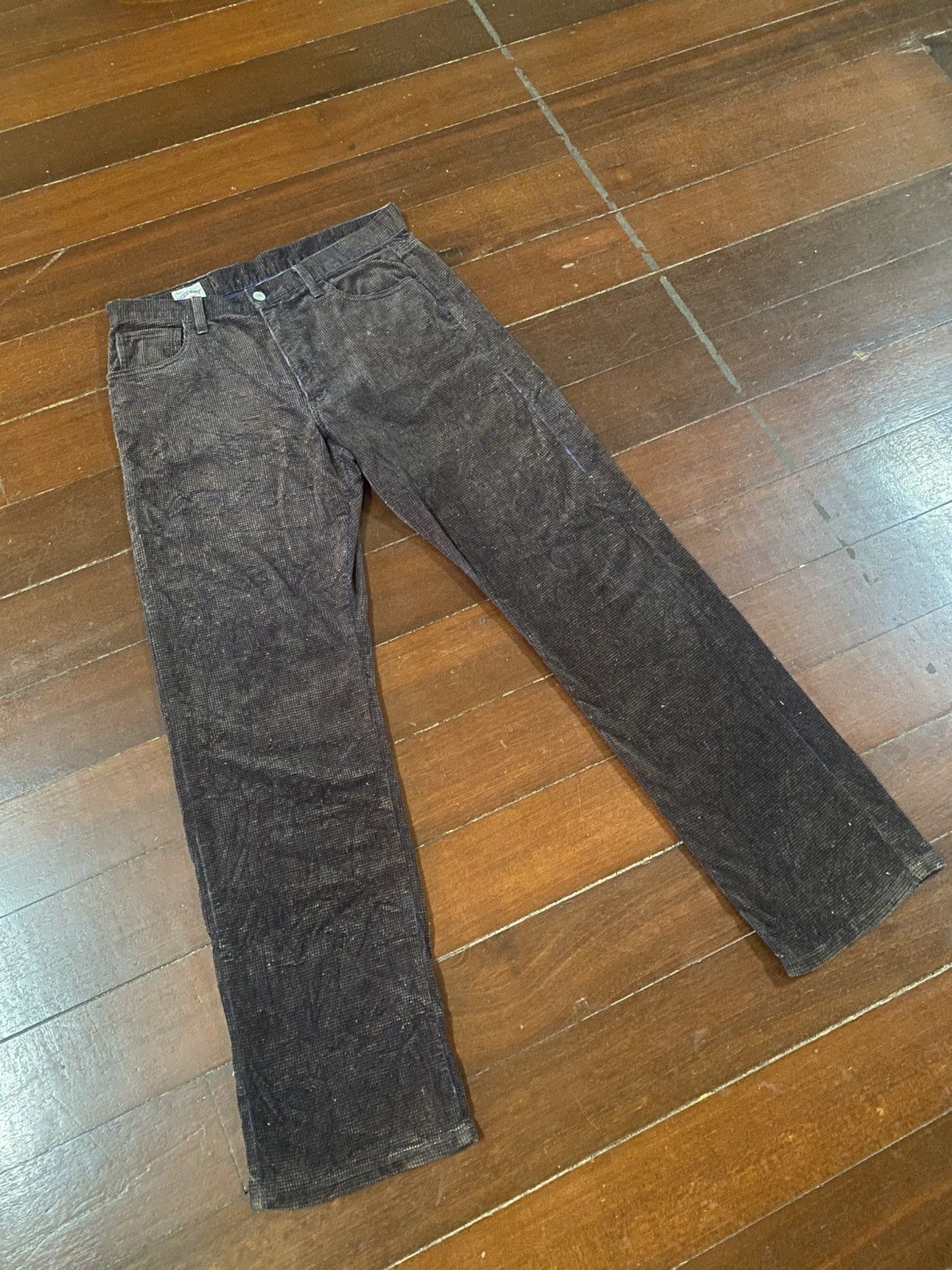 Japanese Brand Rare Made In Japan Blue Way valvet brown Size US 34 / EU 50 - 2 Thumbnail