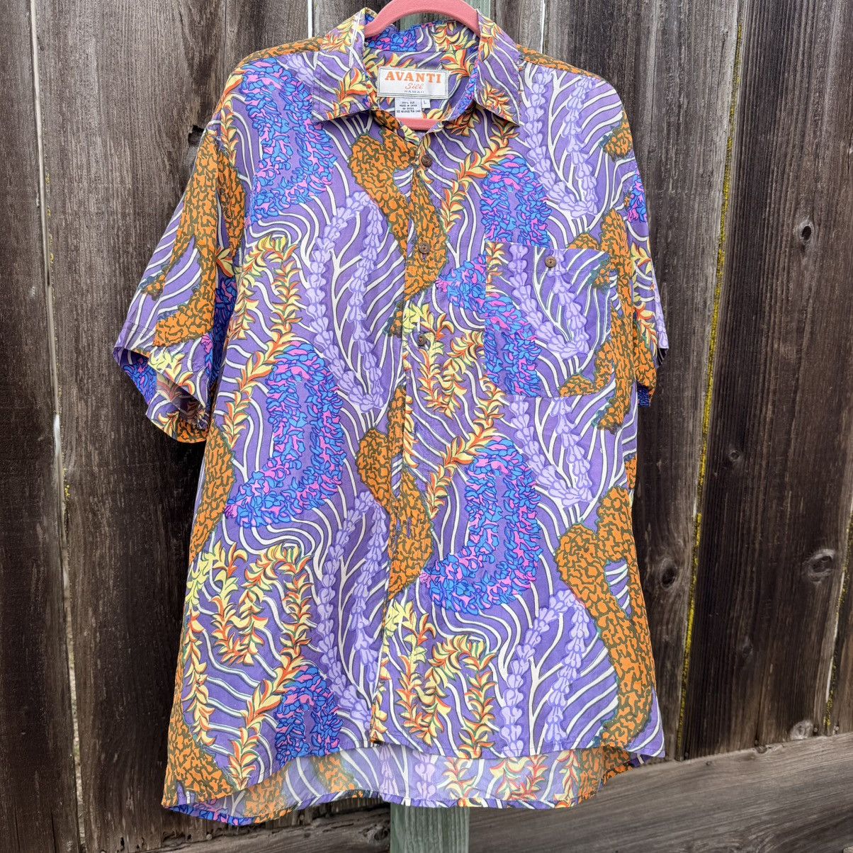 Other Avanti Hawaii Lei Silk Koi Aloha Hawaiian Shirt Kahala L Size US L / EU 52-54 / 3 - 6 Thumbnail