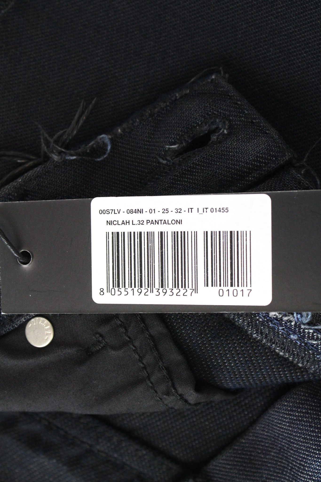 Diesel NICLAH 084NI W25/L32 Blue High Waist Jeans 70520 Size 25" / US 0 / IT 36 - 10 Thumbnail