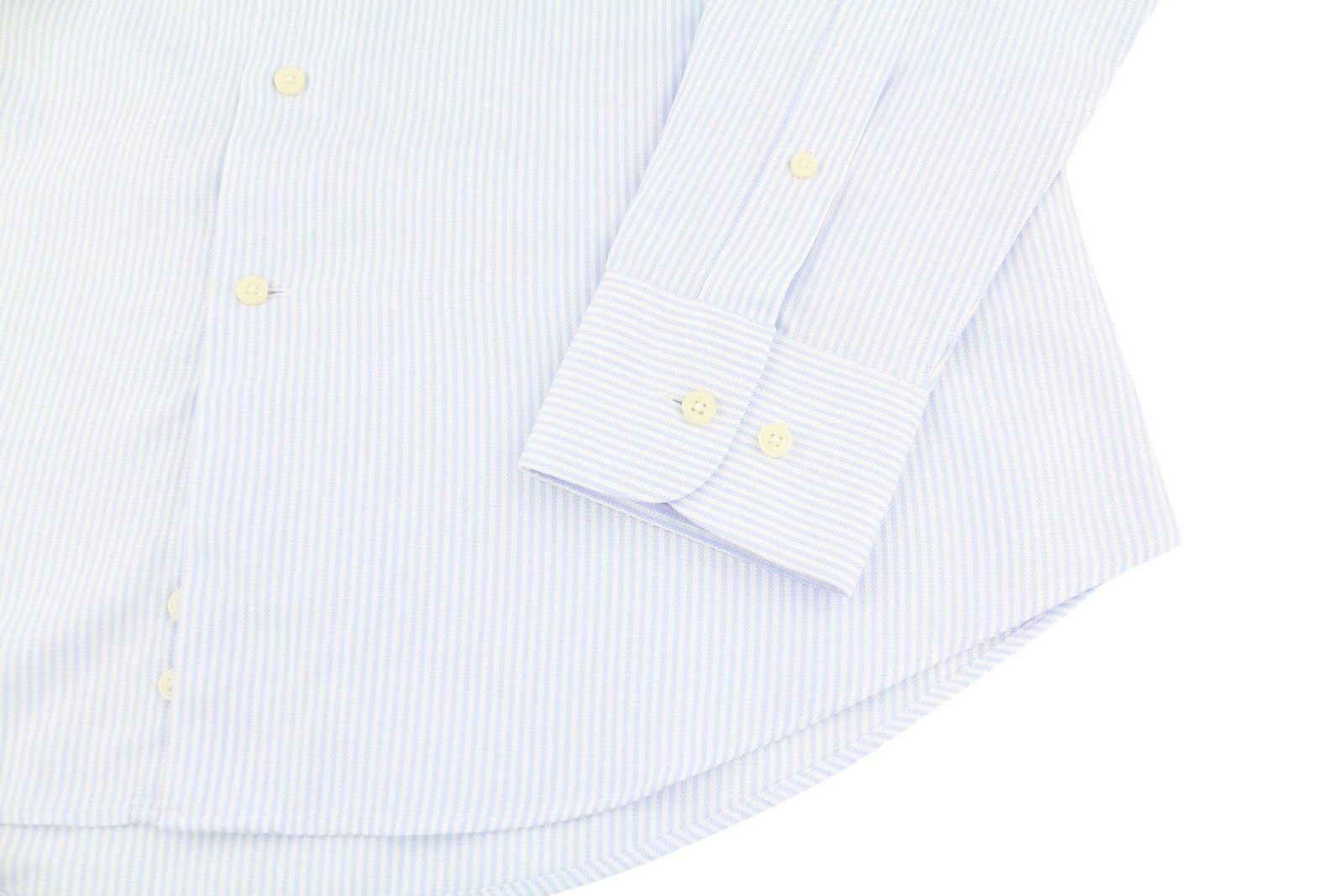 Suitsupply TRY ON XS 41L/16L Pinstriped Cutaway Shirt 86180 Size 42R - 5 Thumbnail
