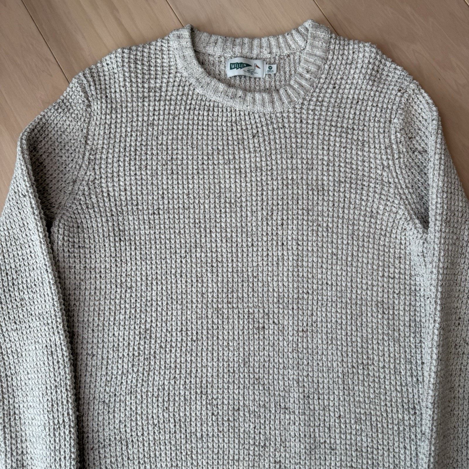 Other Wellen Recycled Cotton Headlands Sweater Medium Cream Size US M / EU 48-50 / 2 - 4 Thumbnail