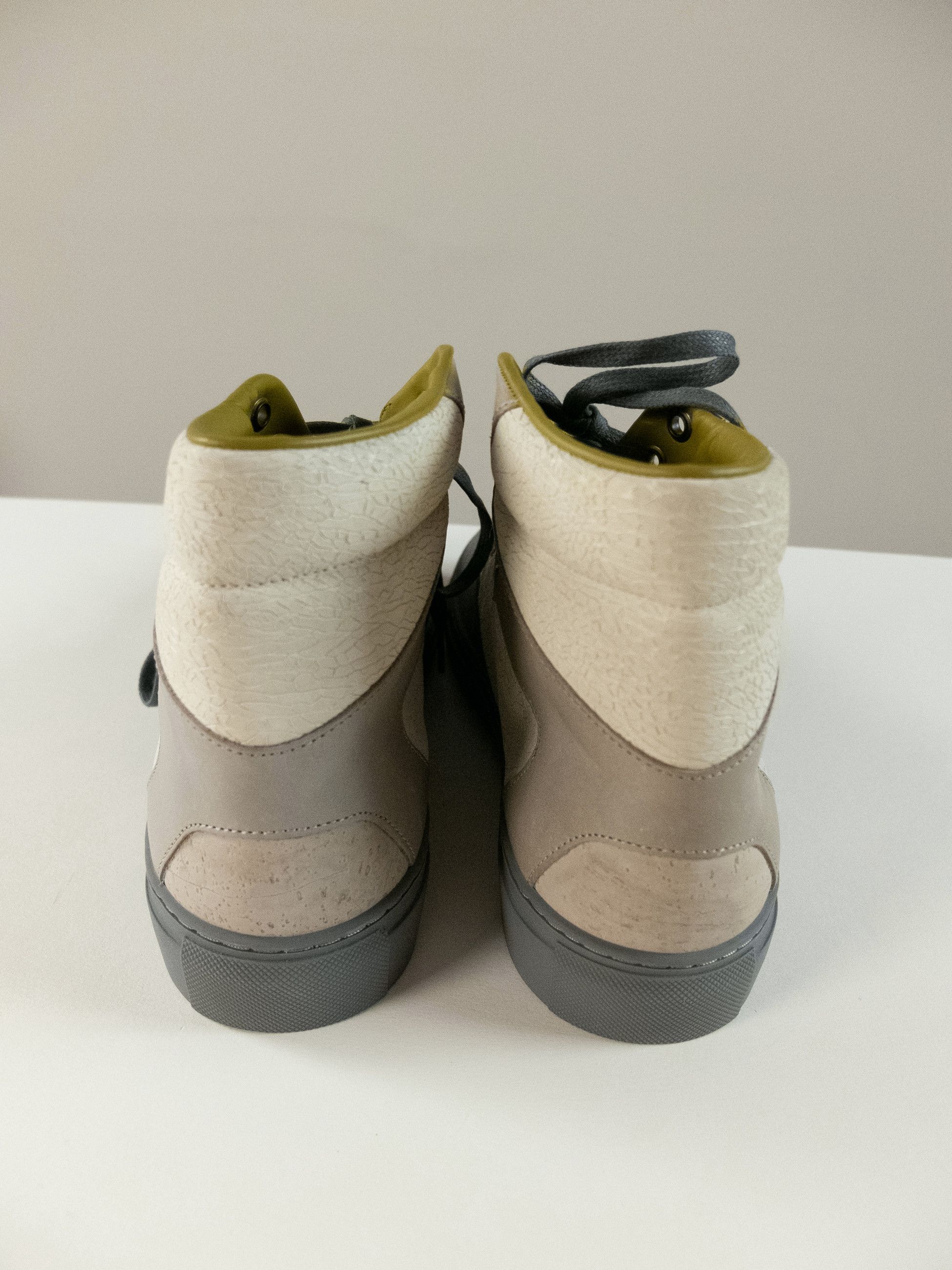 Balenciaga BALENCIAGA Arena crackled cork effect high sneakers 7 40 Size US 7 / EU 40 - 4 Thumbnail