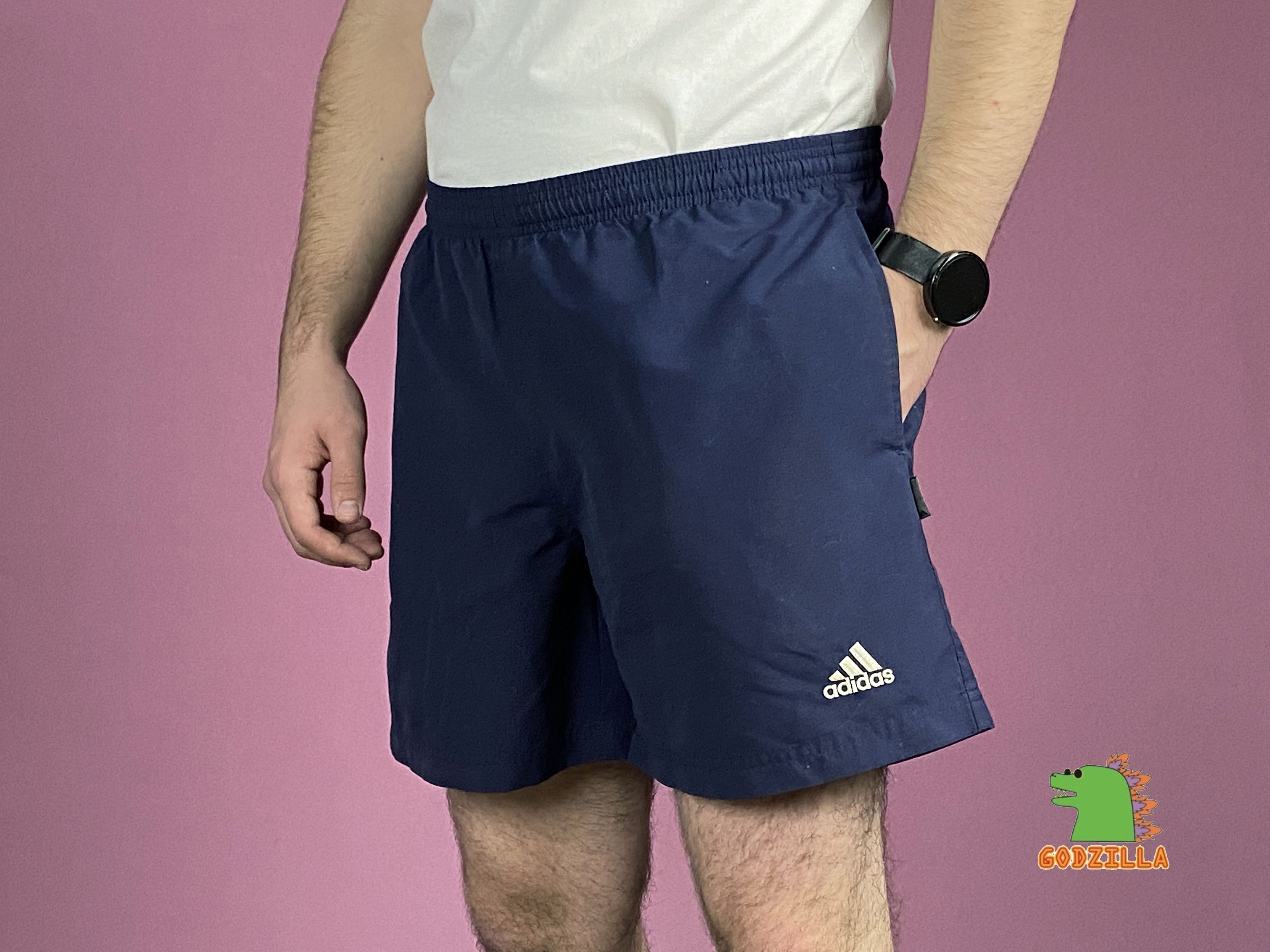 Adidas × Vintage Adidas Vintage Men's Sport Shorts - M Size US 32 / EU 48 - 2 Thumbnail