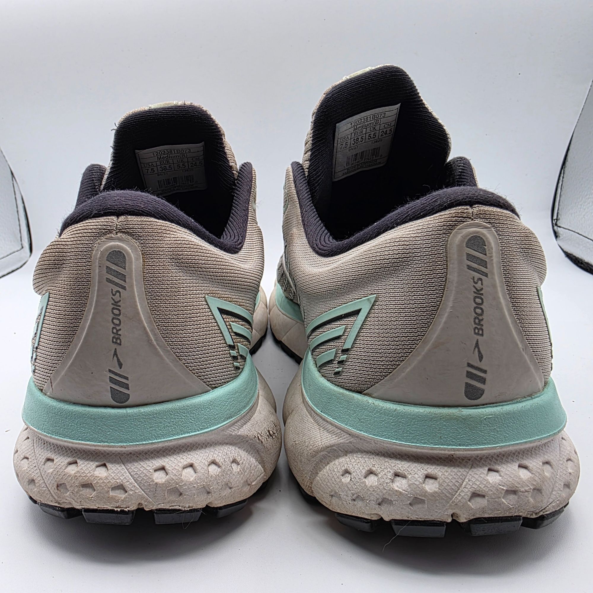 Brooks Brooks Ghost 13 Womens Size 7.5 B Gray Teal Running Walking Size US 7.5 / IT 37.5 - 5 Thumbnail