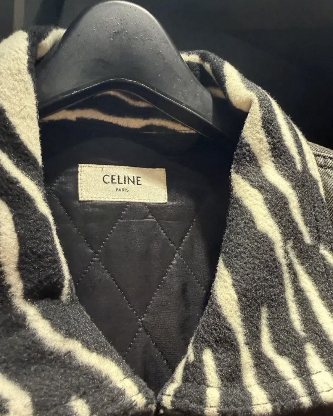 Celine Celine AW21 Zebra Denim Jacket Size US L / EU 52-54 / 3 - 6 Thumbnail