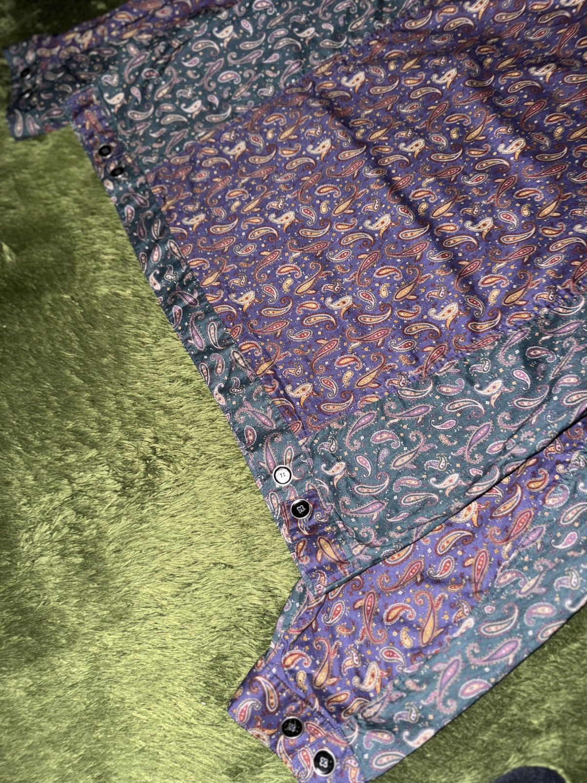 EASTLOGUE [L] EASTLOGUE Multi Paisley Trucker Shirt Jacket Size US L / EU 52-54 / 3 - 9 Thumbnail