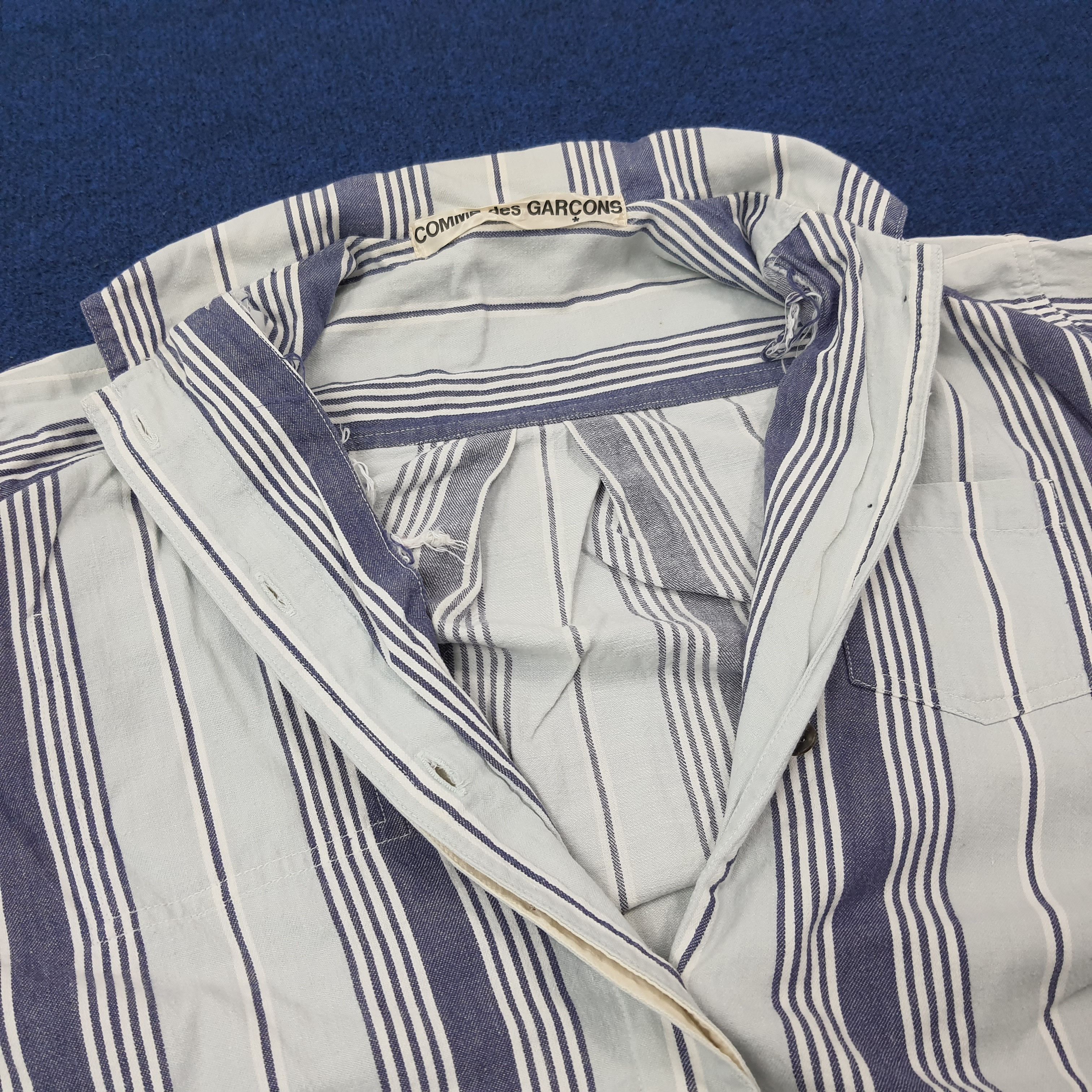 Comme des Garcons Vintage 90s Comme des Garçons Striped Shirt Dress C268N5 Size US M / EU 48-50 / 2 - 9 Thumbnail
