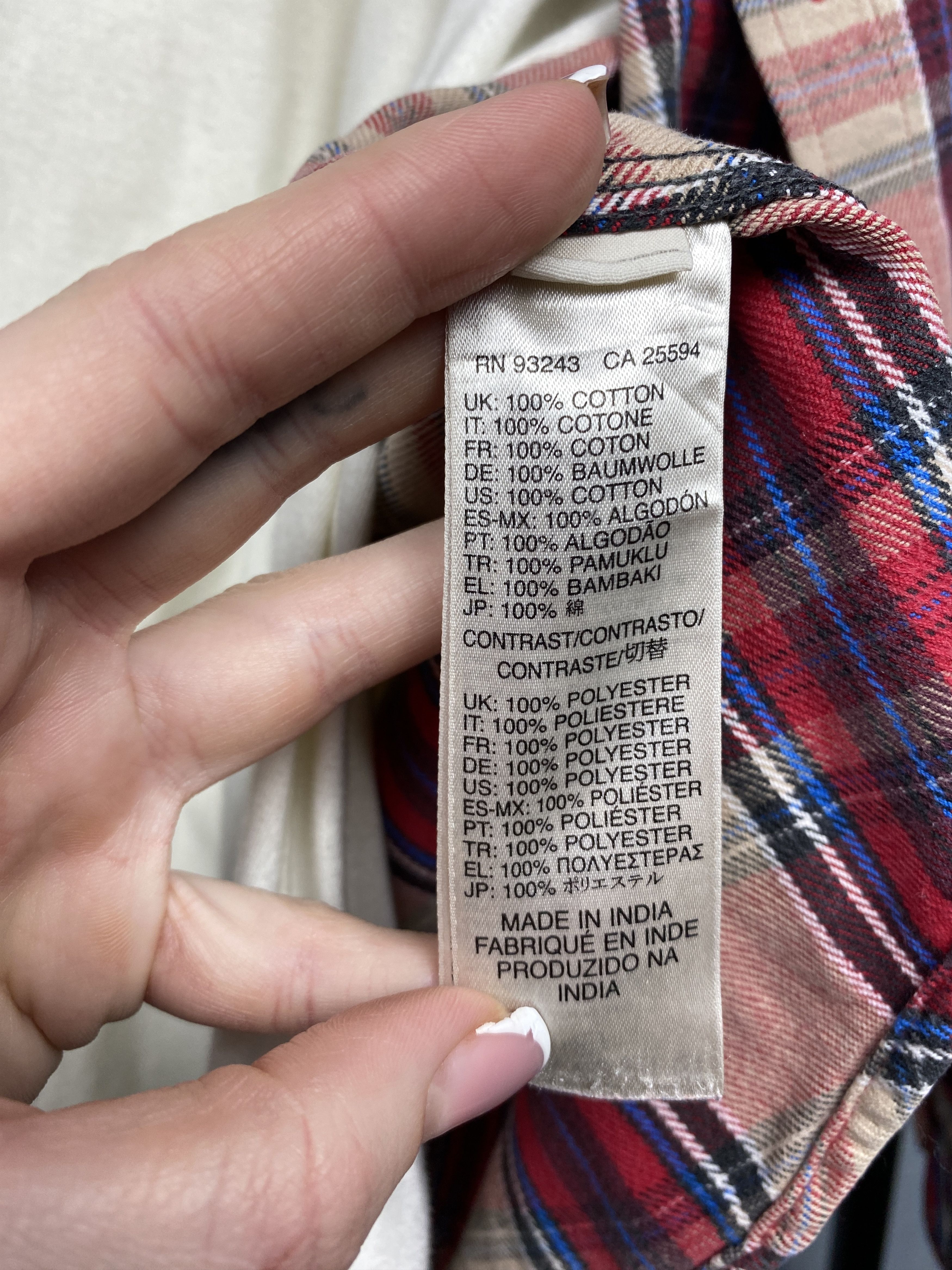 Diesel × Flannel Diesel Vintage Mens Flannel Plaid Shirt Size US M / EU 48-50 / 2 - 6 Thumbnail