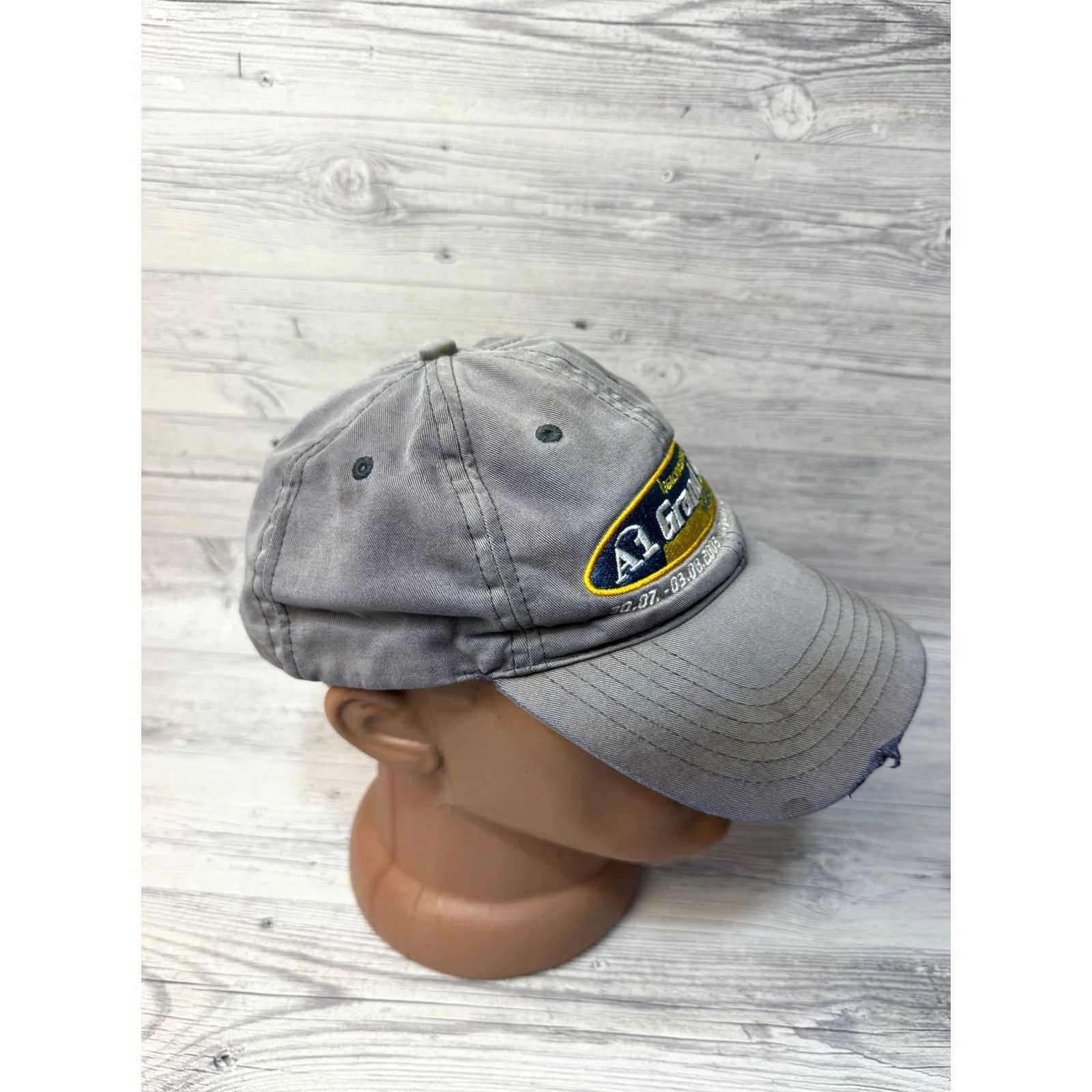 Vintage 2003 A1 Grandslam Beach volleyball Nokia Gray baseball cap One Size Mens Baseball Cap Gray 2003 A1 Grandslam Beach volleyball Nokia Gray Size ONE SIZE - 5 Thumbnail