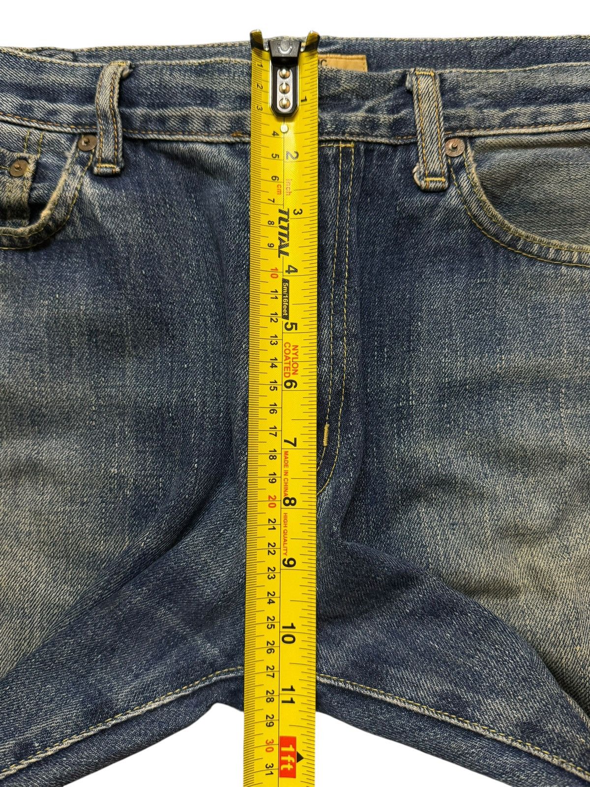Uniqlo Vintage Y2K Japanese Uniqlo Mud Wash Distressed Straight Leg Size US 34 / EU 50 - 11 Thumbnail