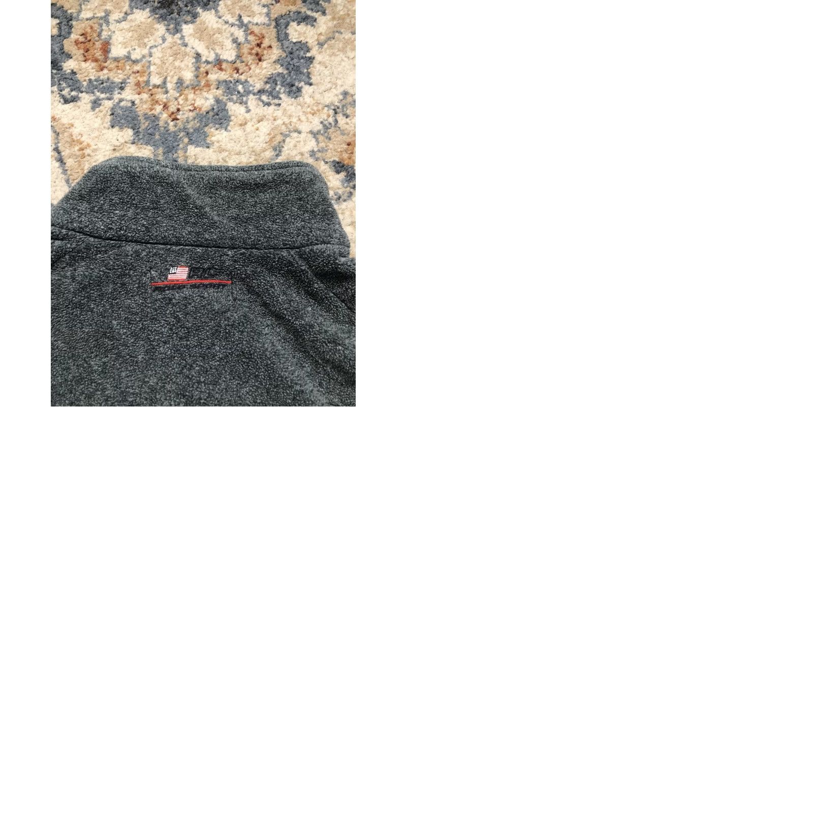 Polo Ralph Lauren Polo Sport Ralph Lauren Sweater Mens L Gray 1/4 Zip Pullover Raglan Sleeve Mock Neck Polyester Casual Pullover Size US L / EU 52-54 / 3 - 9 Thumbnail