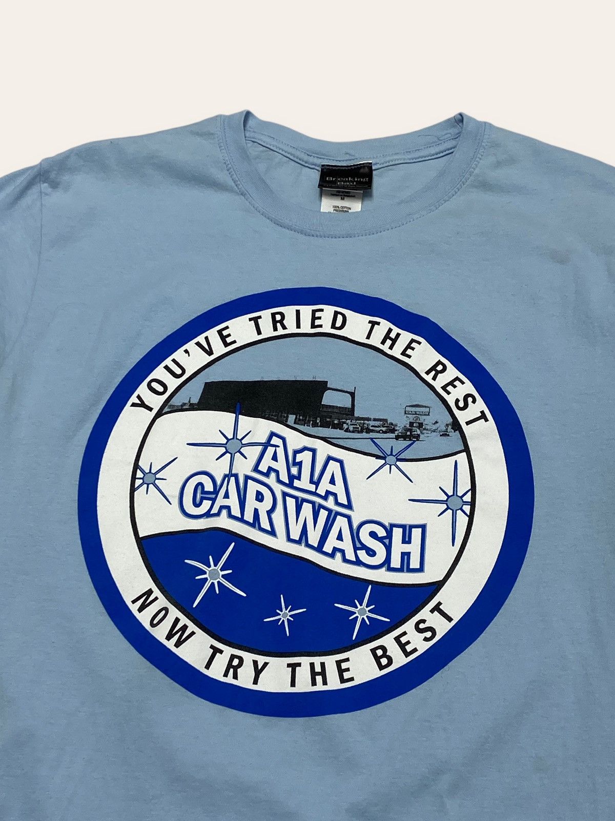 Vintage Vintage BREAKING BAD Big Logo Car Wash Tee Shirt TV Series Size US S / EU 44-46 / 1 - 2 Thumbnail