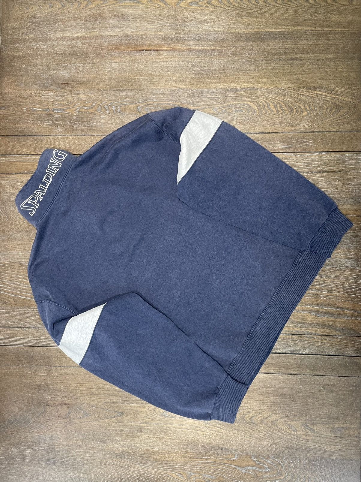 Spalding × Vintage Spalding Halfbutton Sweatshirt Size L / US 10 / IT 46 - 2 Thumbnail