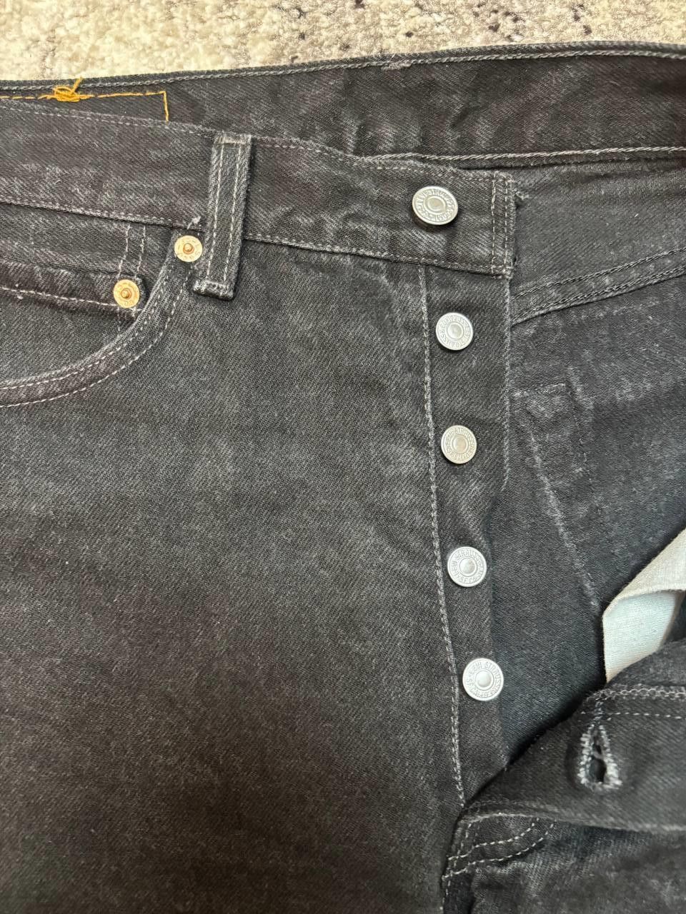 Levi's Vintage Levi’s 501 Black Denim Made in USA 1996 Jeans W33L36 Size US 33 - 6 Thumbnail