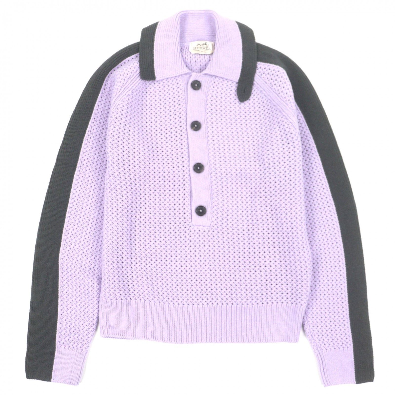 Hermes Hermes Hermes Cotton Cashmere Sweater Textile Tops DUTY FREE for USA Size ONE SIZE - 1 Thumbnail
