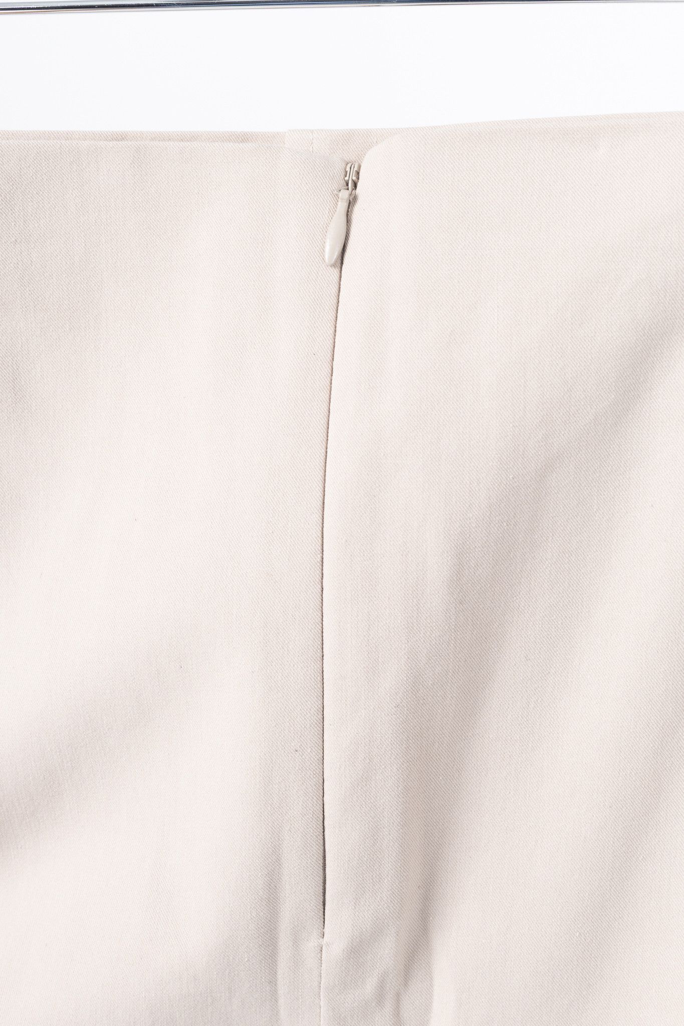 Brunello Cucinelli Brunello Cucinelli Beige Cotton Pencil Skirt Size 27" / US 4 / IT 40 - 7 Thumbnail