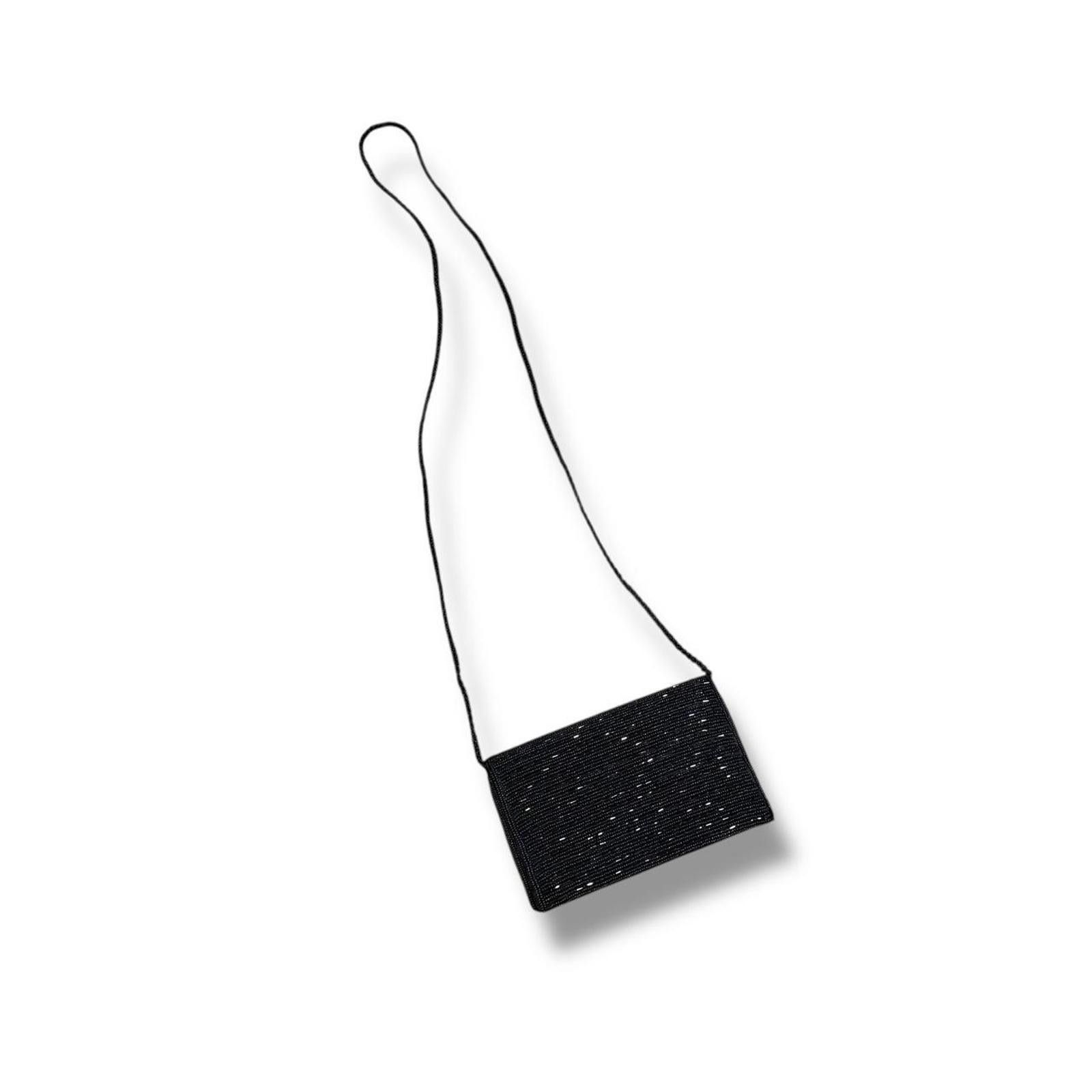 Other Vintage Black Beaded Crossbody Bag Size ONE SIZE - 1 Thumbnail