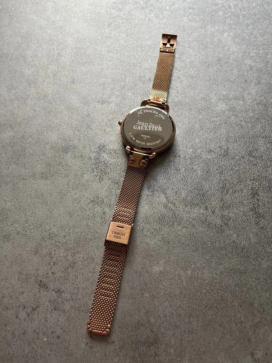 Designer × Jean Paul Gaultier × Vintage Jean Paul Gaultier Minimalistic Numerology Gold Watch Size ONE SIZE - 6 Thumbnail