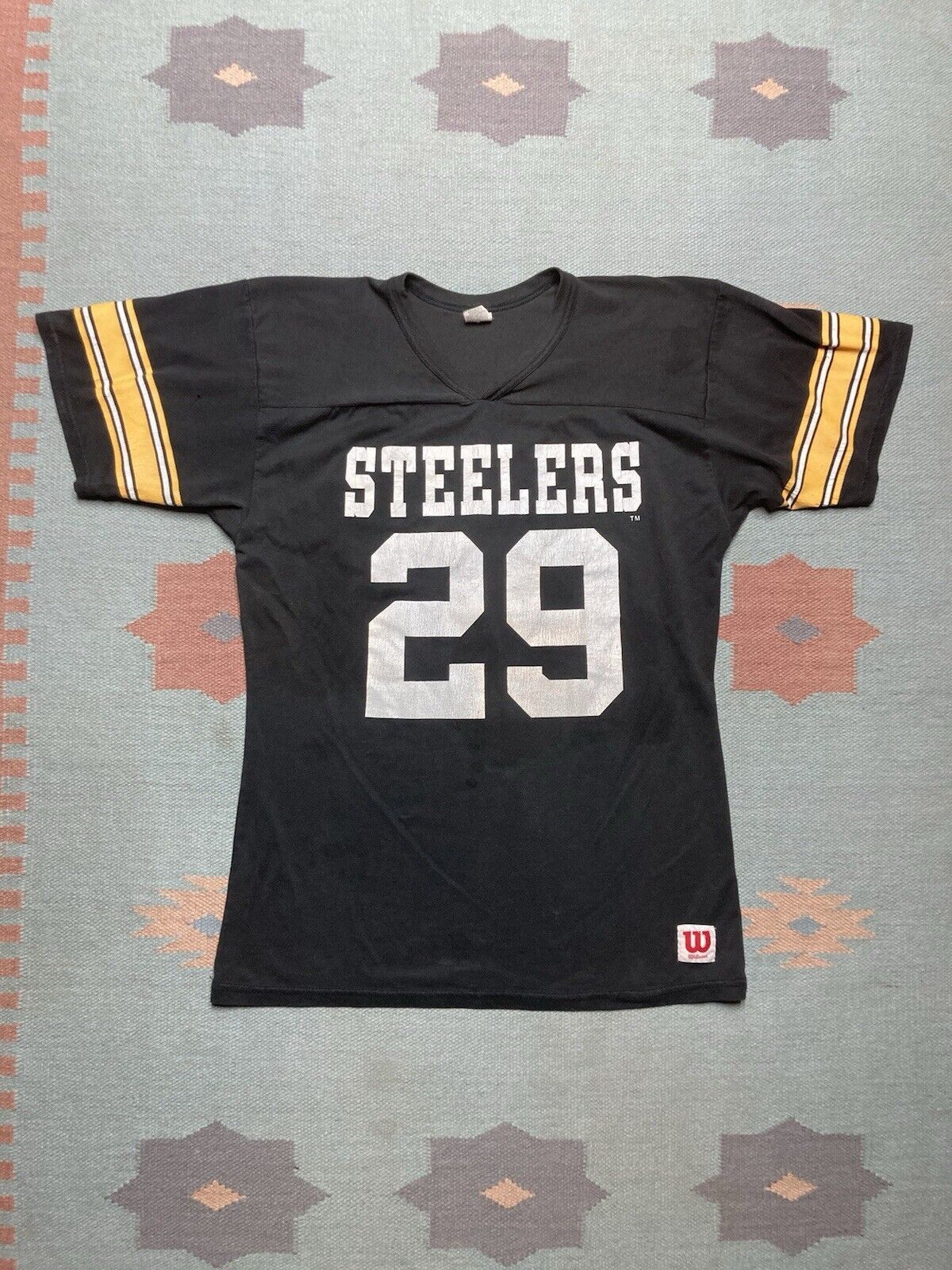 Vintage × Wilson Wilson t shirt Pittsburgh Steelers Barry Foster #29 M / L Size US L / EU 52-54 / 3 - 1 Thumbnail