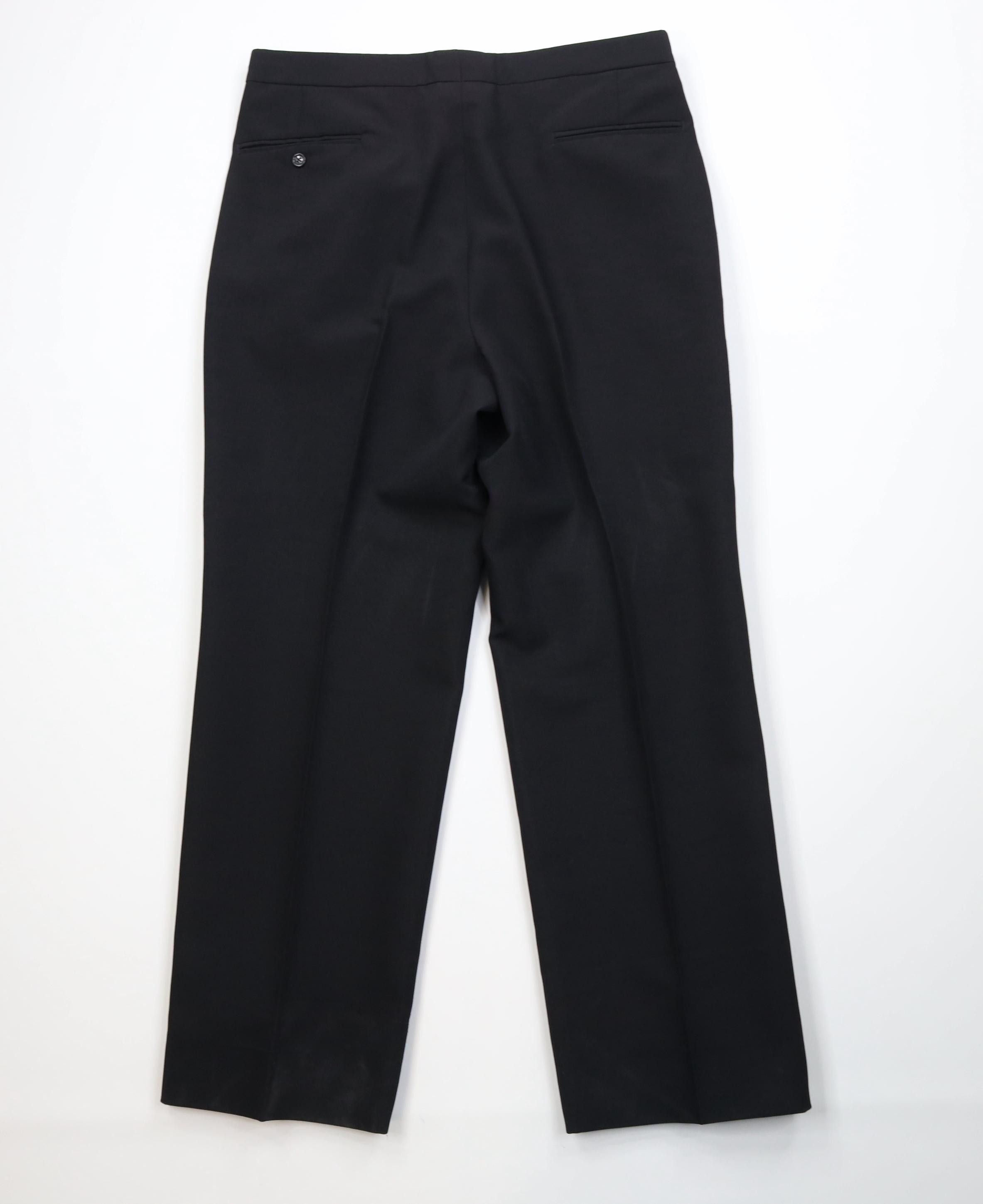 Vintage Vintage 90s Streetwear Buckle Waist Prom Tuxedo Pants Black Size US 36 / EU 52 - 8 Thumbnail