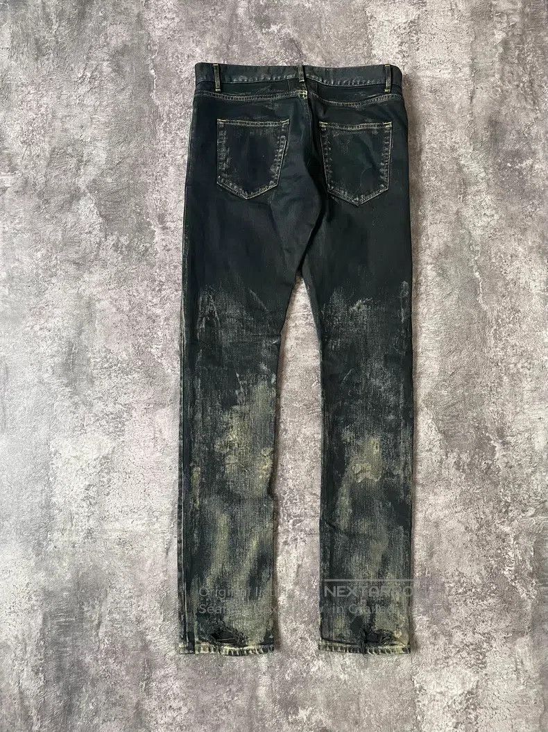 Saint Laurent Paris Saint Laurent Paris Oil-stained worn-out destroyed denim j Size US 32 / EU 48 - 7 Thumbnail