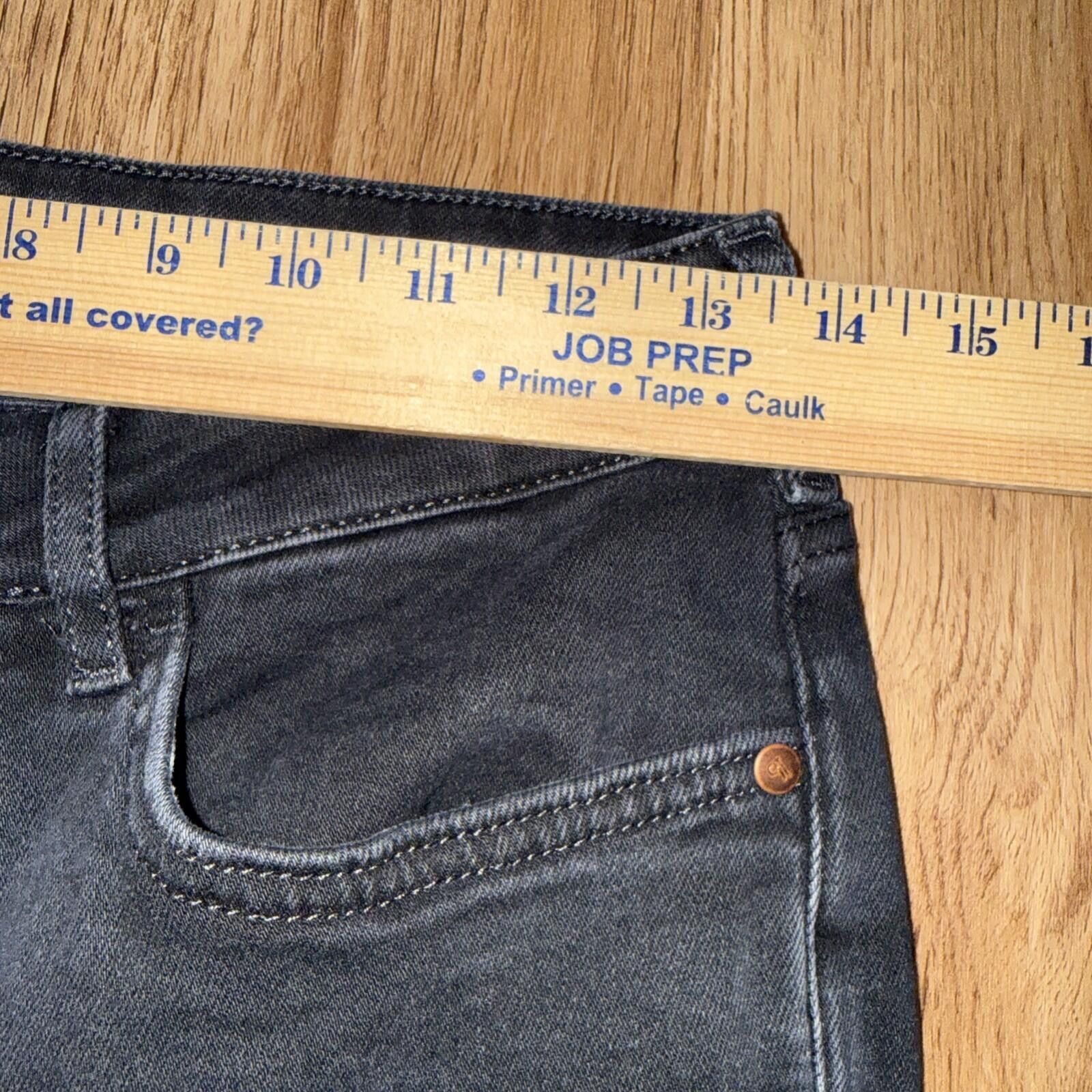 Other Pilcro The Yaya Jeans Black Frayed Hem Cropped Anthropologie Size 27" / US 4 / IT 40 - 4 Thumbnail