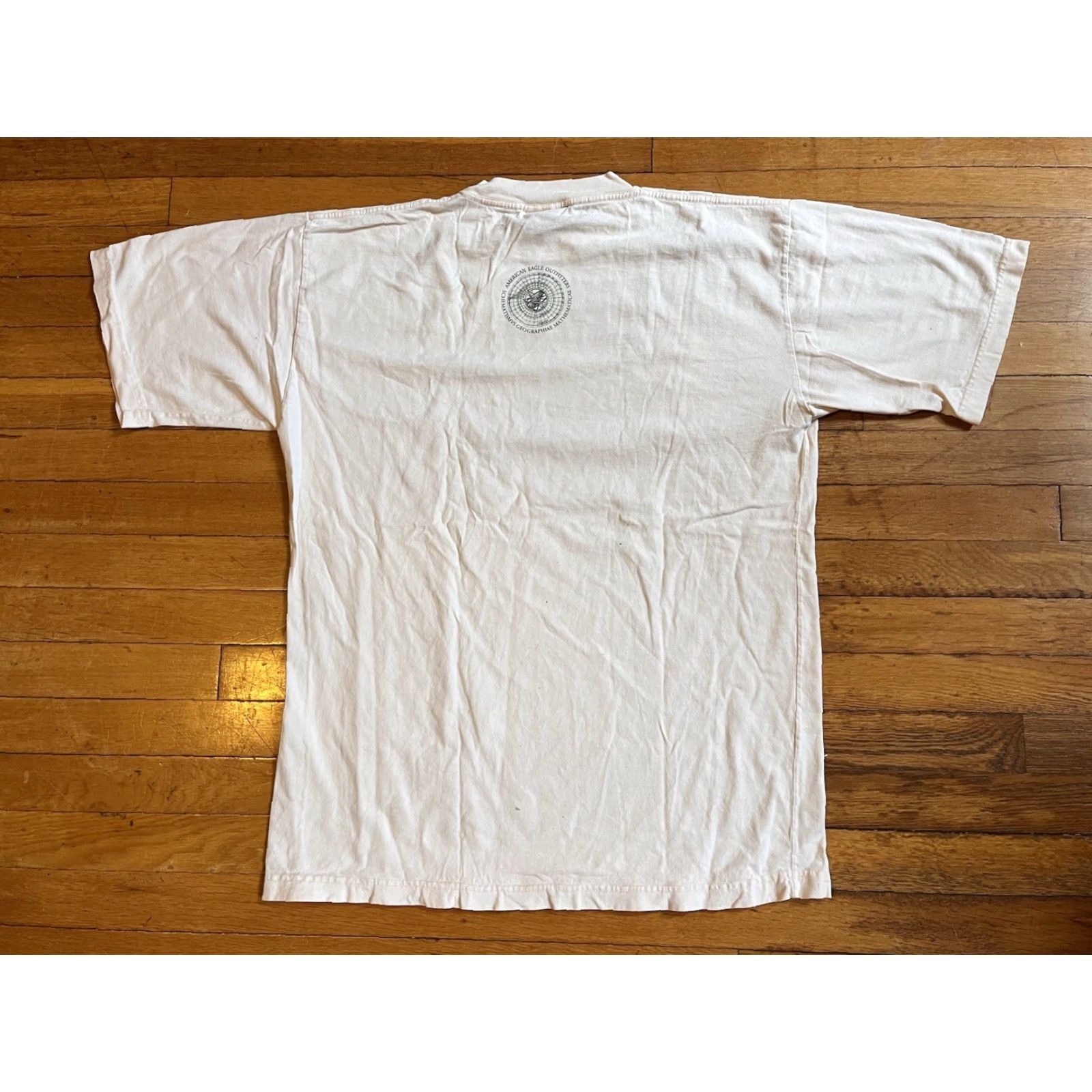 American Eagle Outfitters VINTAGE American Eagle Outfitters Shirt Men’s L White Geographiae Schematismus Mathematics Graphic Print 90s Hipster Retro Casual Size US L / EU 52-54 / 3 - 6 Thumbnail