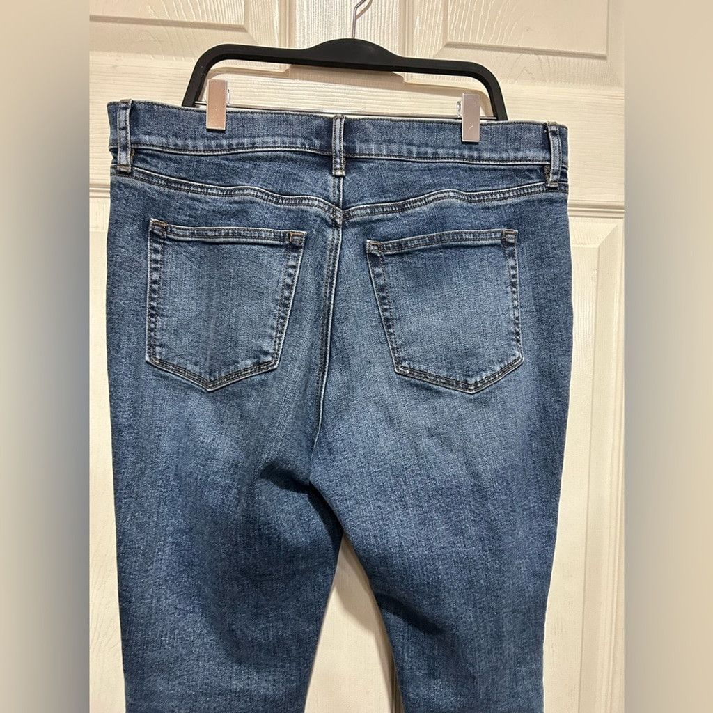 Loft LOFT blue petite high-waisted skinny ankle jeans Size 10 Size 32" / US 10 / IT 46 - 5 Thumbnail