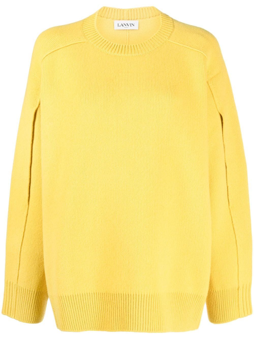 Lanvin ROUND NECK COCOON CAPE JUMPER Size S / US 4 / IT 40 - 1 Thumbnail
