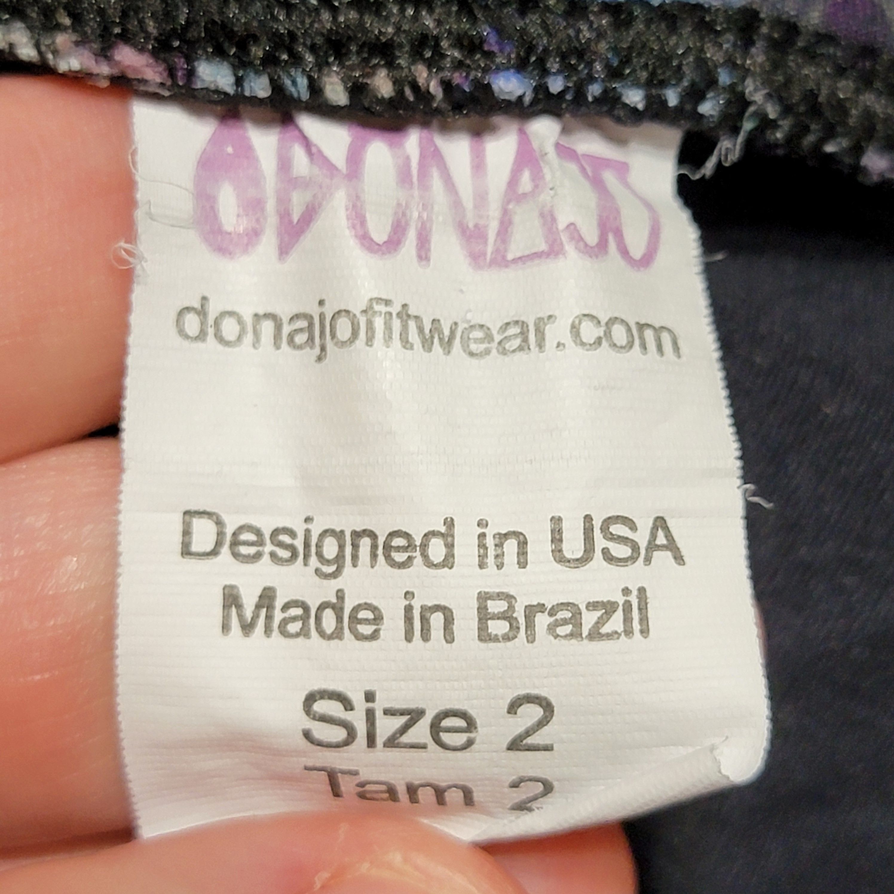 Other Donajo Fit Wear Spandex Skorts Abstract Multi-Color - Size 2 Size 27" / US 4 / IT 40 - 5 Thumbnail