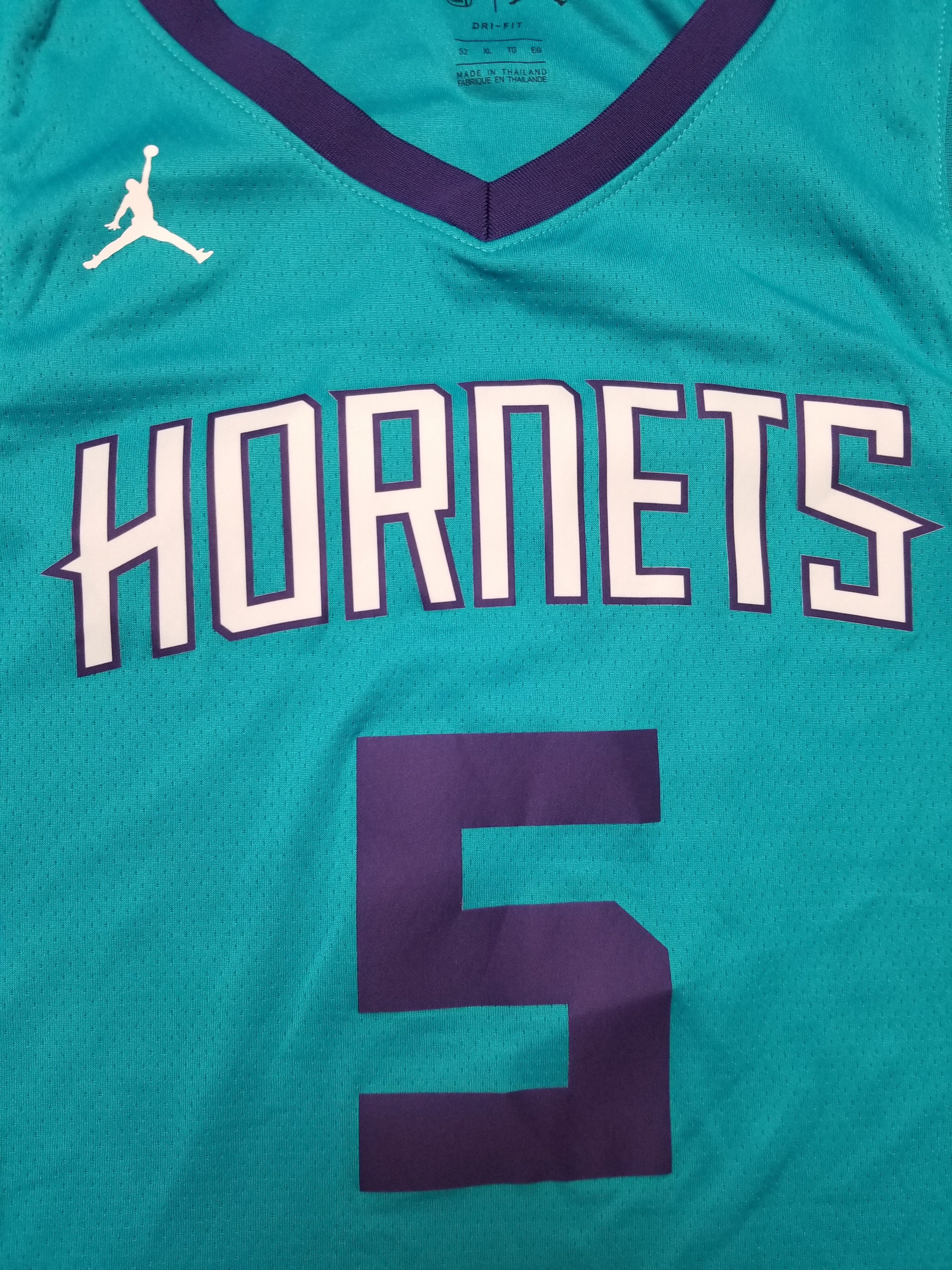 Jordan Brand Charlotte Hornets Batum #5 Jordan Swingman Jersey Size US XL / EU 56 / 4 - 13 Thumbnail