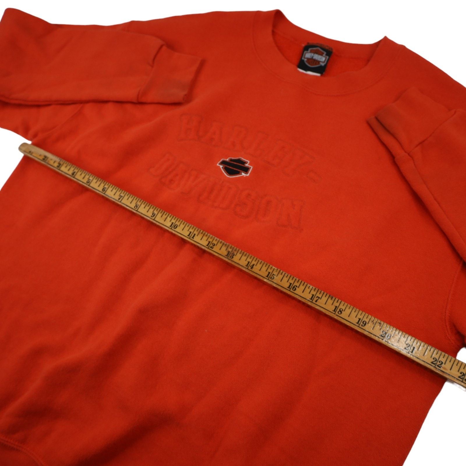 Harley Davidson × Vintage Vintage Harley Davidson Embossed Spellout Sweatshirt Size US XL / EU 56 / 4 - 7 Thumbnail