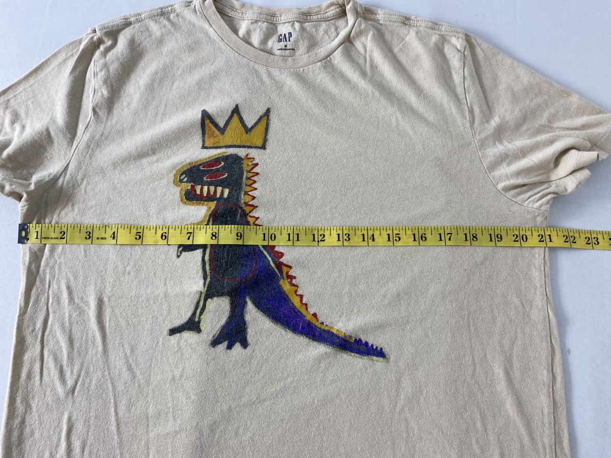 Jean-Michel Basquiat GAP Jean Michel Basquiat Dinosaur Artwork Graphic Tee Size US L / EU 52-54 / 3 - 11 Thumbnail