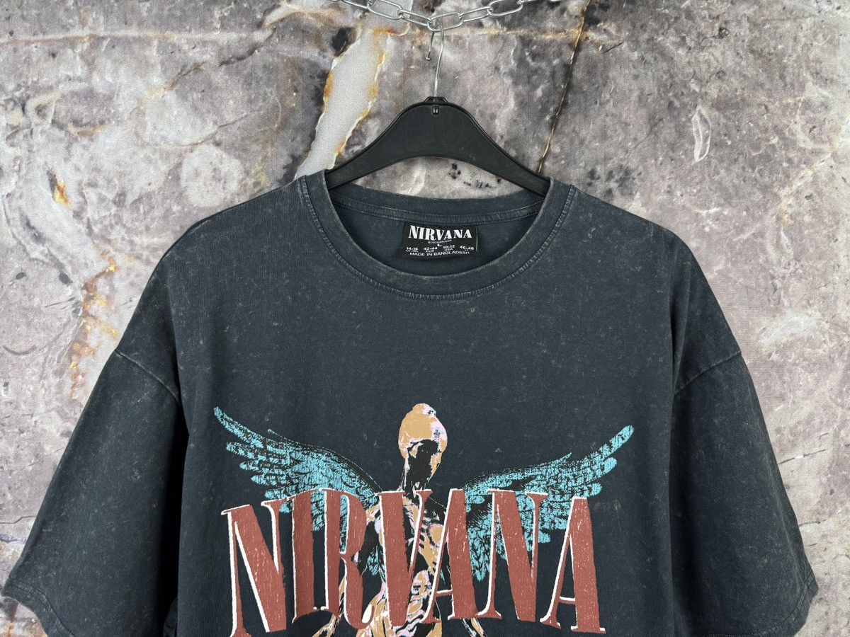 Nirvana × Vintage Men’s Nirvana T-Shirt Big Logo Size Large Size US L / EU 52-54 / 3 - 2 Thumbnail
