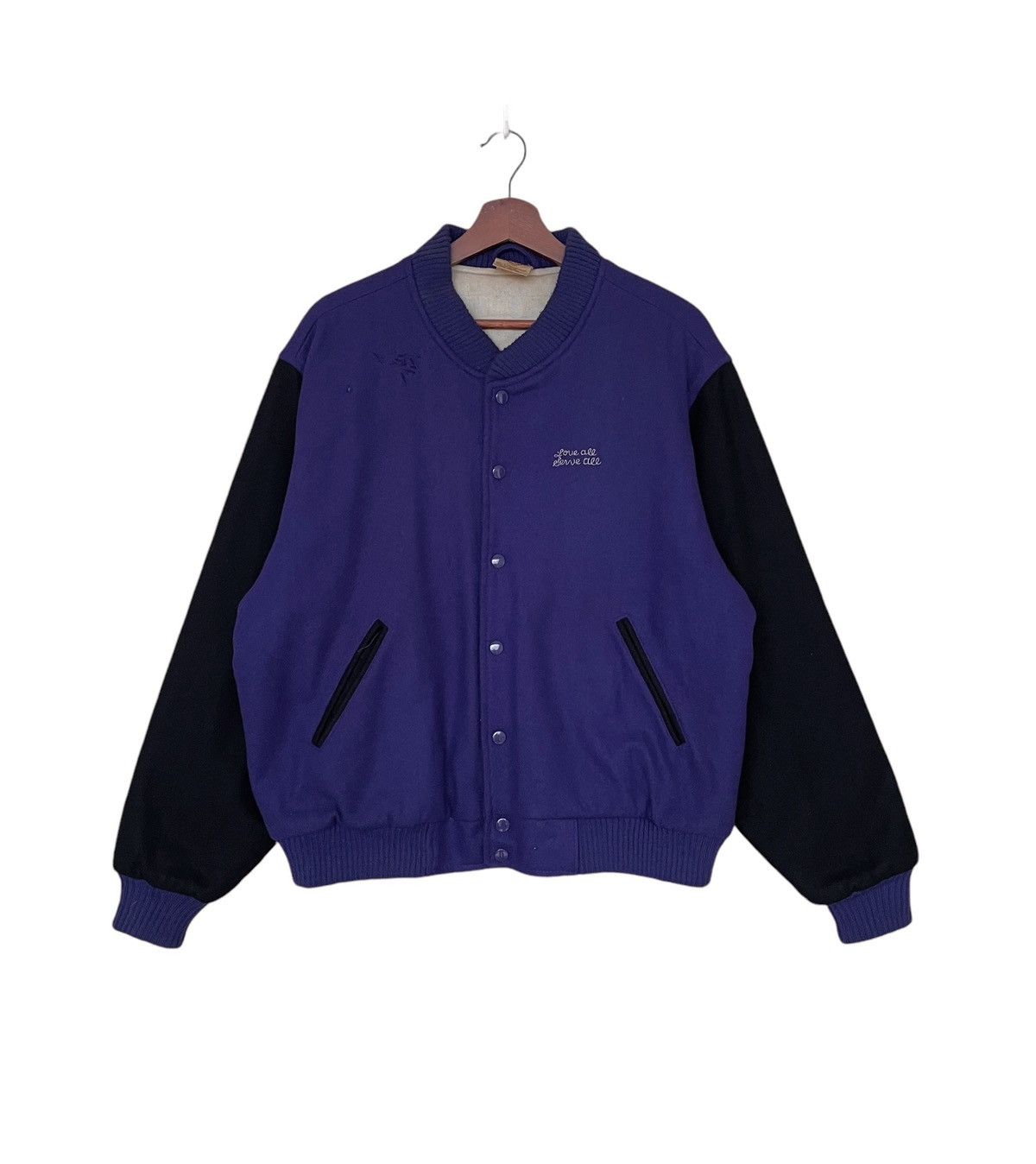 Hard Rock Cafe × Vintage Vintage Hard Rock Cafe Varsity Jacket 1990s Size US M / EU 48-50 / 2 - 2 Thumbnail