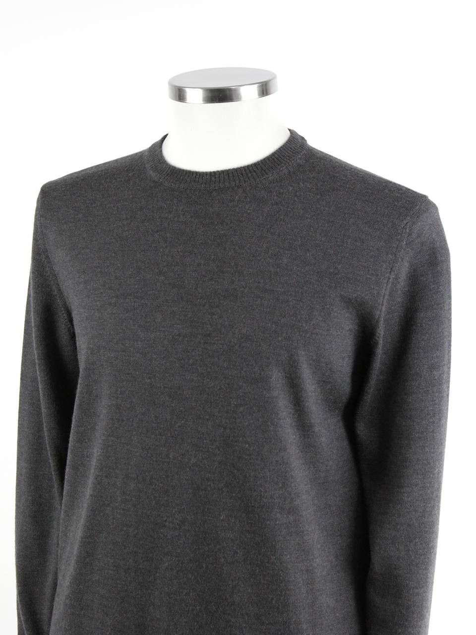 Asket ASKET Gray woolen jumper Size US XL / EU 56 / 4 - 4 Thumbnail