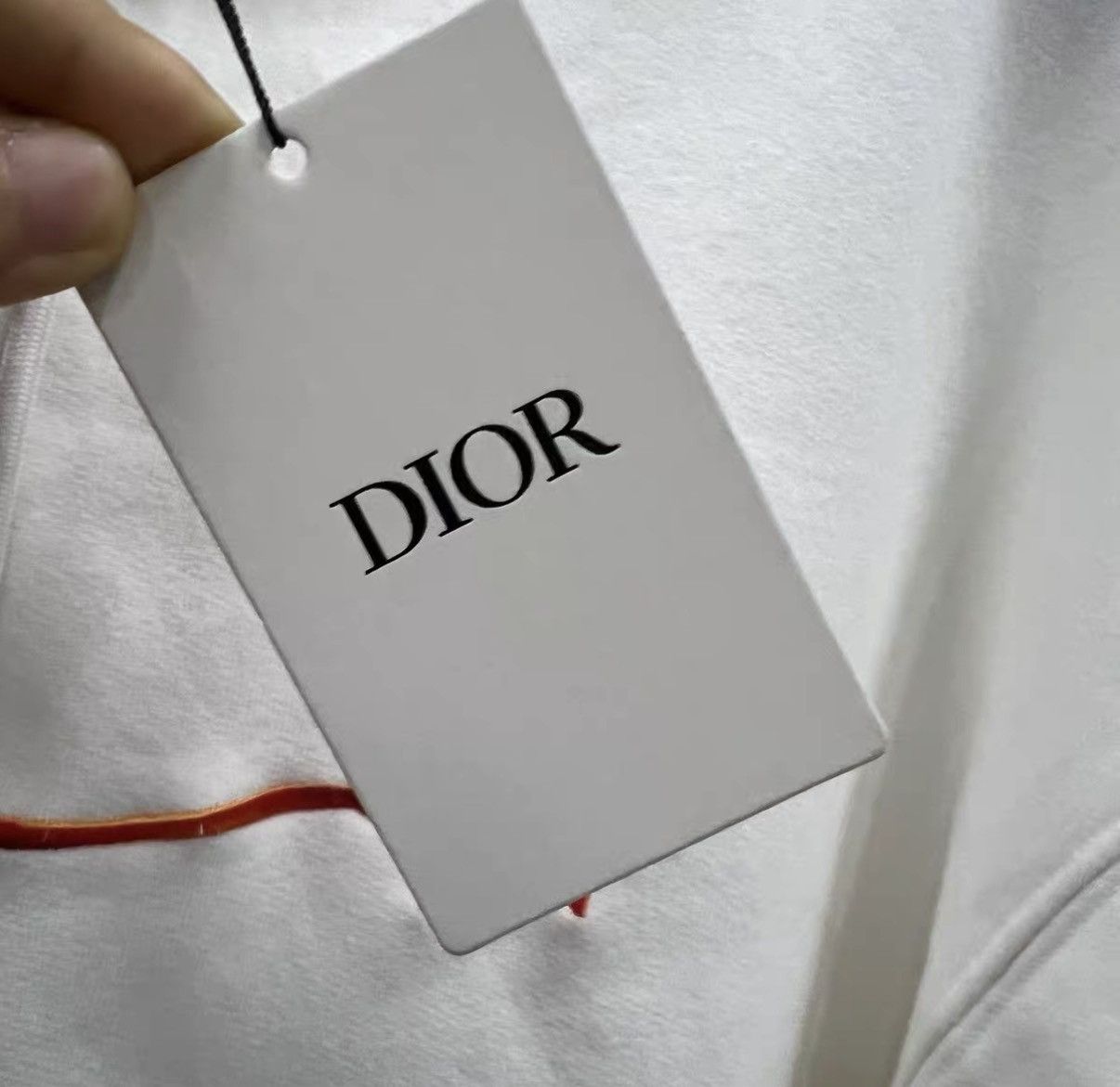 Dior Dior × Travis Scott Co-branded Embroidered Logo Hoodie J41 Size US M / EU 48-50 / 2 - 6 Thumbnail
