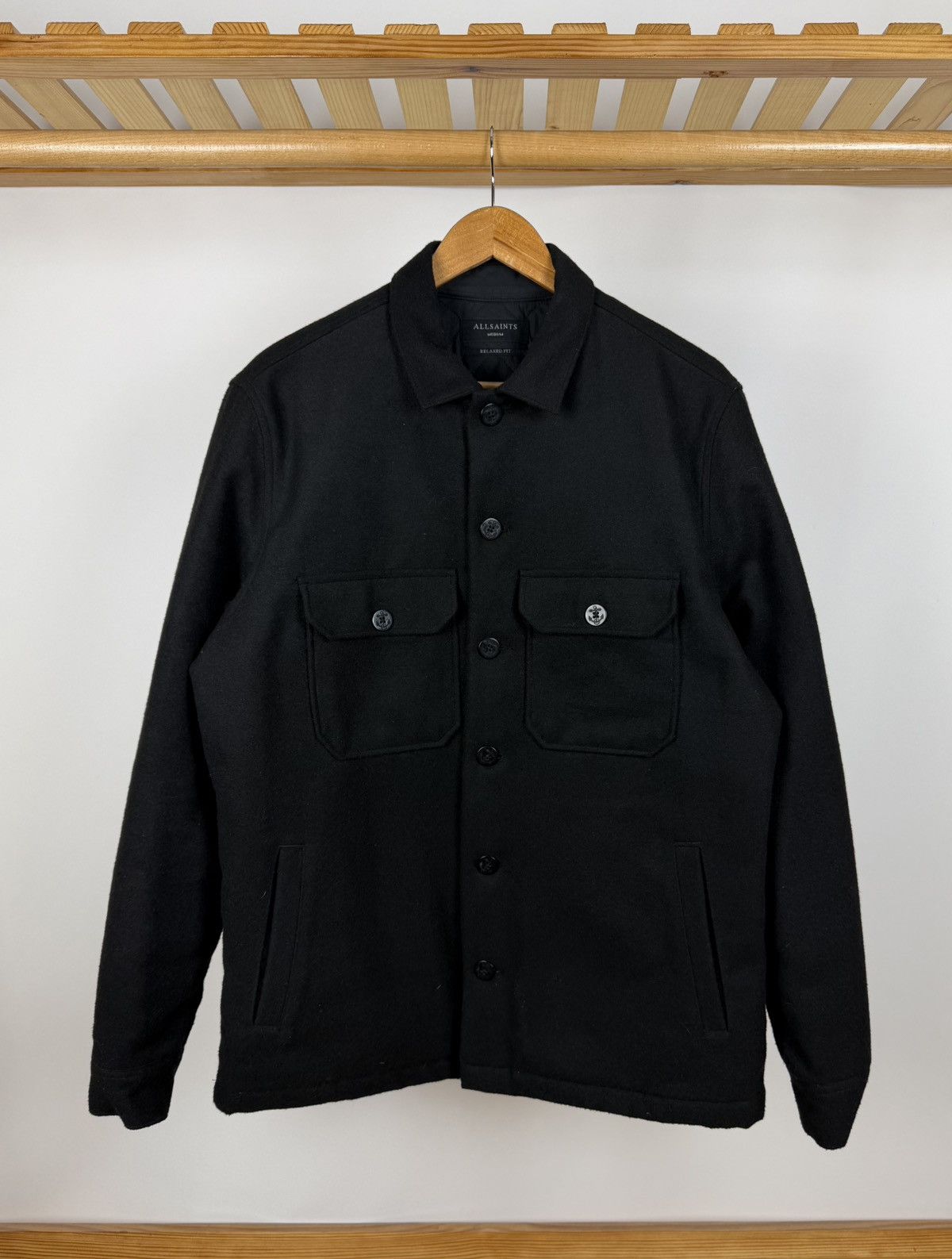 Allsaints ALLSAINTS Potomac LS Over Shirt Jacket Men's Size M Size US M / EU 48-50 / 2 - 1 Thumbnail