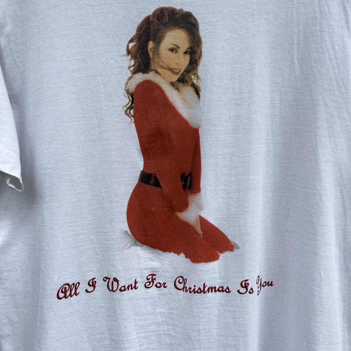 Band Tees Mariah Carey Christmas Is You American Singer Tshirt Size US M / EU 48-50 / 2 - 2 Thumbnail
