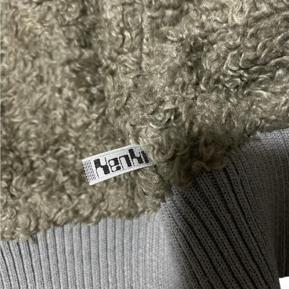 Designer Women's Grey Hooded Jacket with Sherpa lining Size XS / US 0-2 / IT 36-38 - 4 Thumbnail