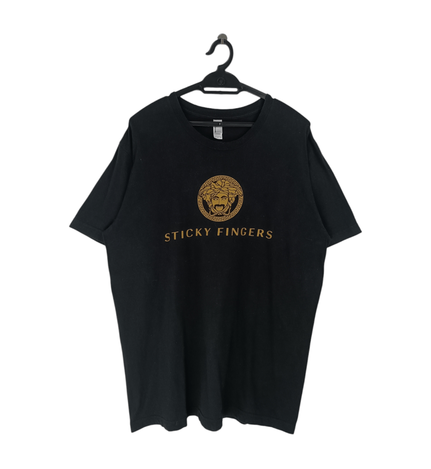 Band Tees VINTAGE STICKY FINGERS WORLD TOUR PARODY DESIGNER VERY RARE Size US L / EU 52-54 / 3 - 1 Thumbnail