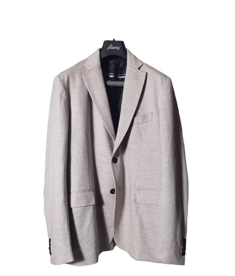 Ermenegildo Zegna Brioni Unstructured Wool Casual Blazer Size US L / EU 52-54 / 3 - 1 Thumbnail